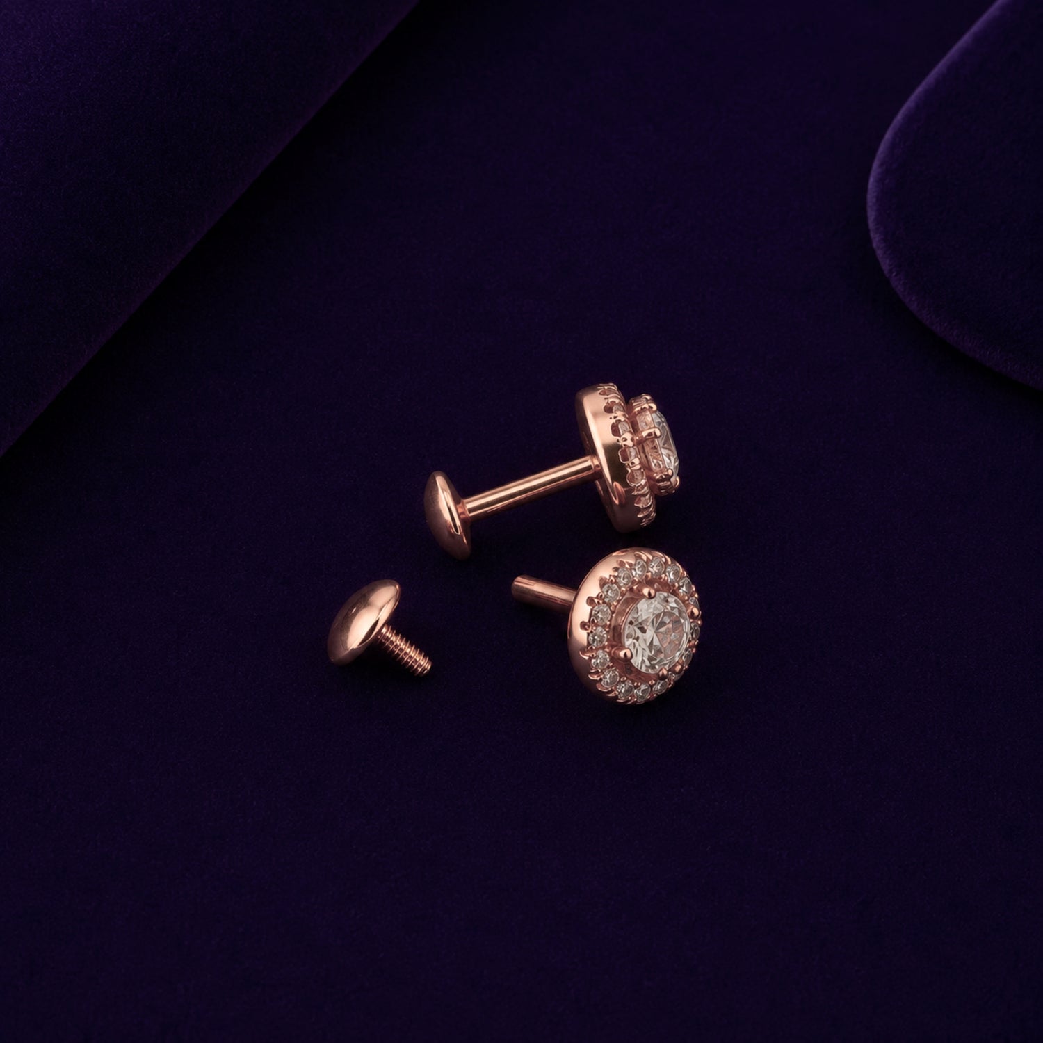 Halo Radiance 925 Silver Studs