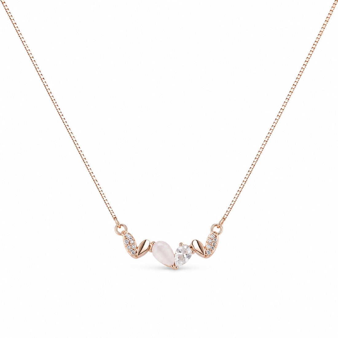 The Whispering Heart & Vine 925 Silver Pendant Chain