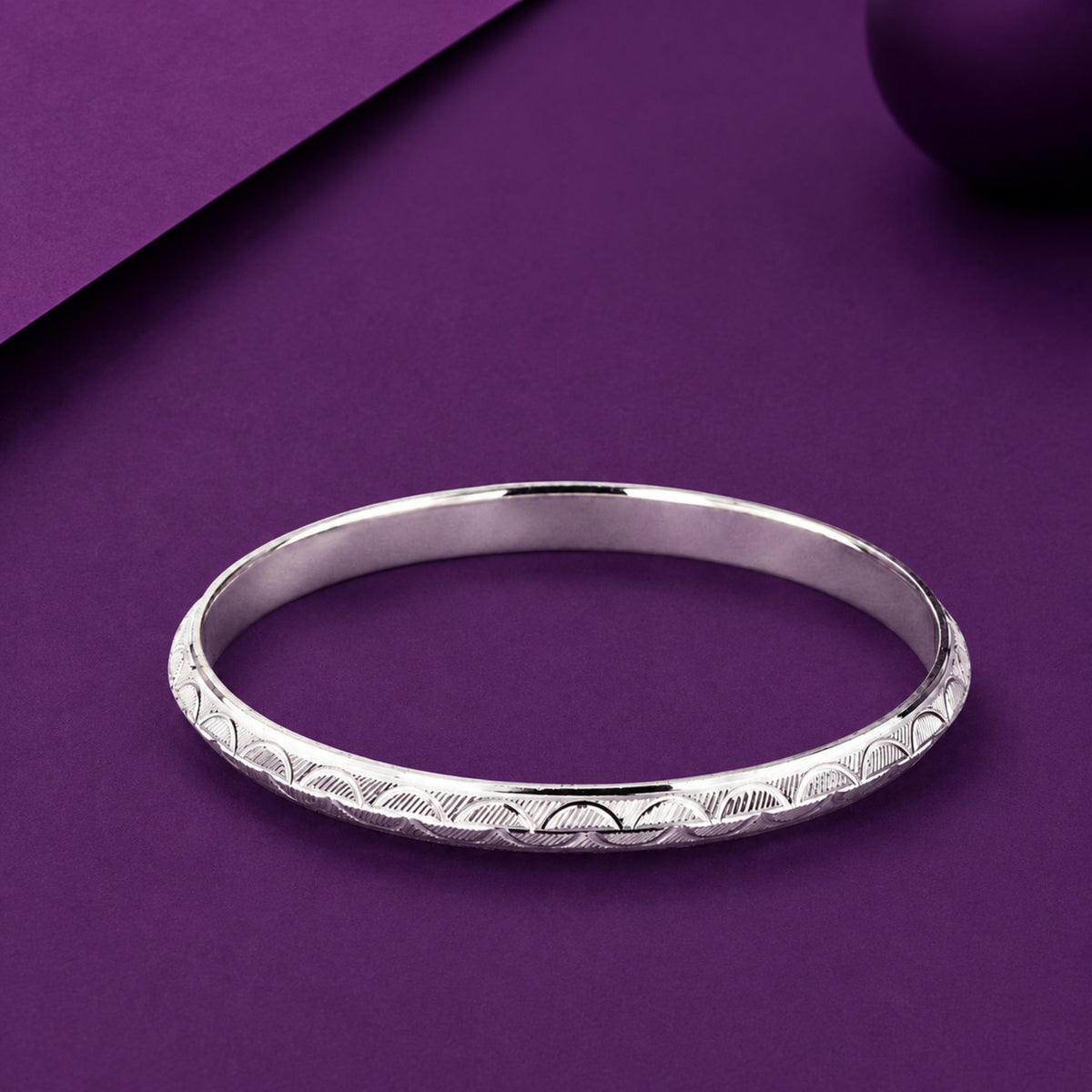 Crescent Horizon 925 Sterling Silver Kada