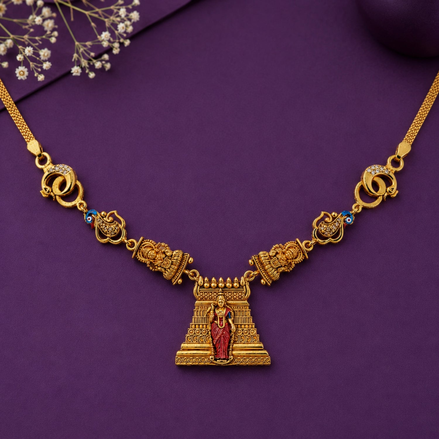 The Divine Gopuram Nakshi Choker