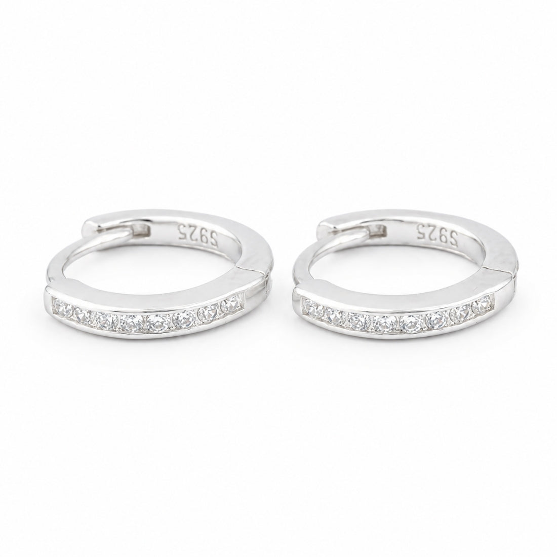 Classic Micro-Pavé Stud Earrings