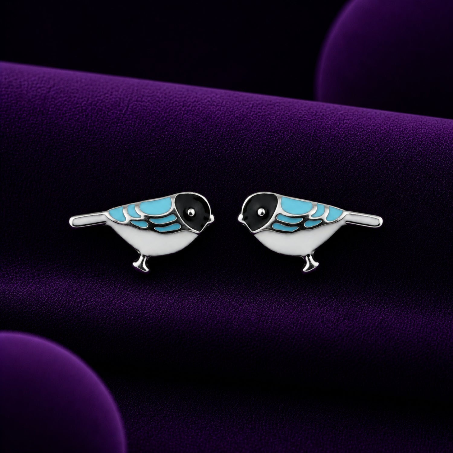 Little Bluebird Whispers 925 Silve Studs