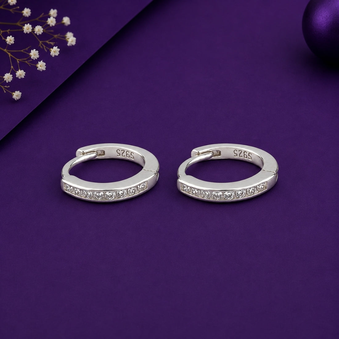 Classic Micro-Pavé Stud Earrings