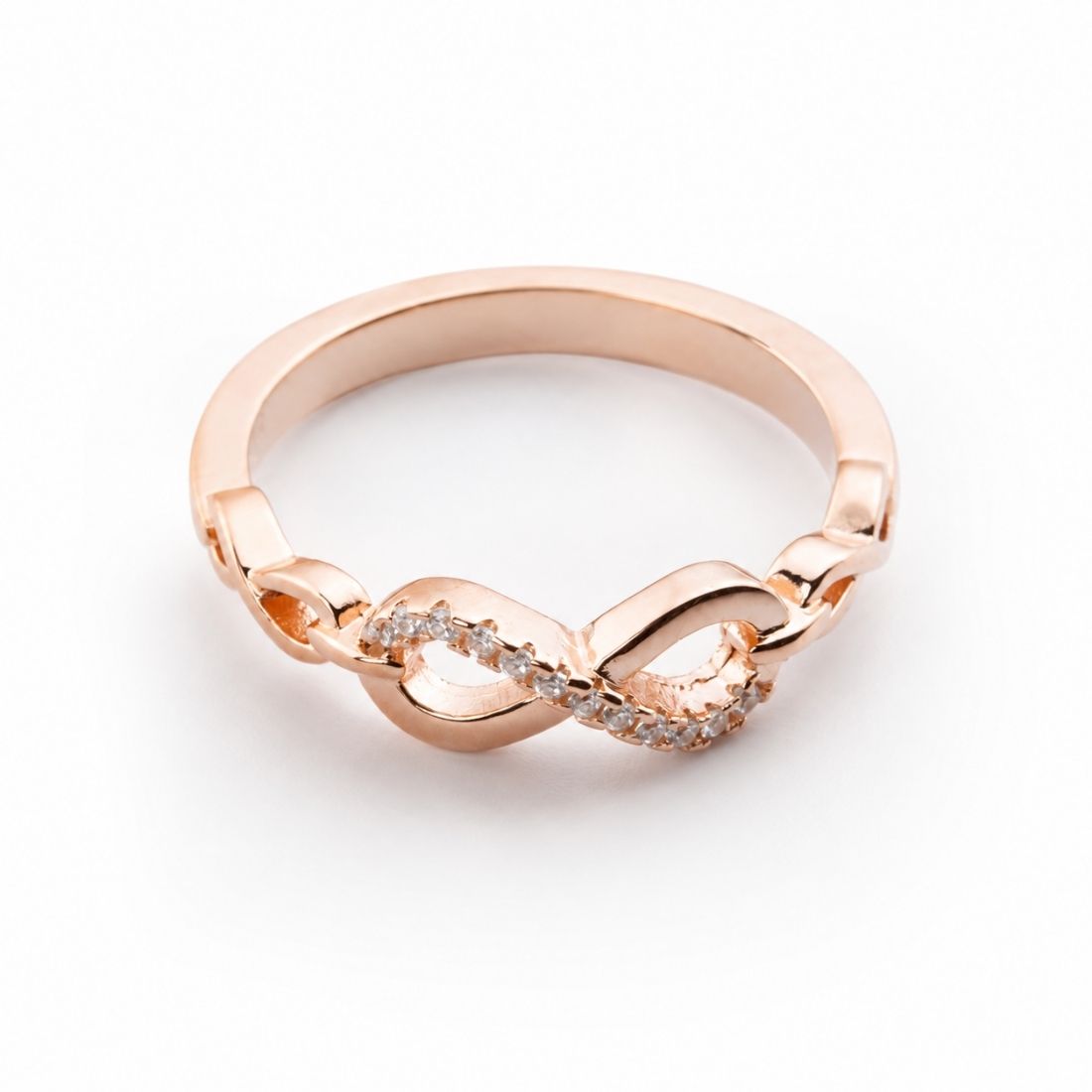 The Boundless Infinity Rose Gold Ring