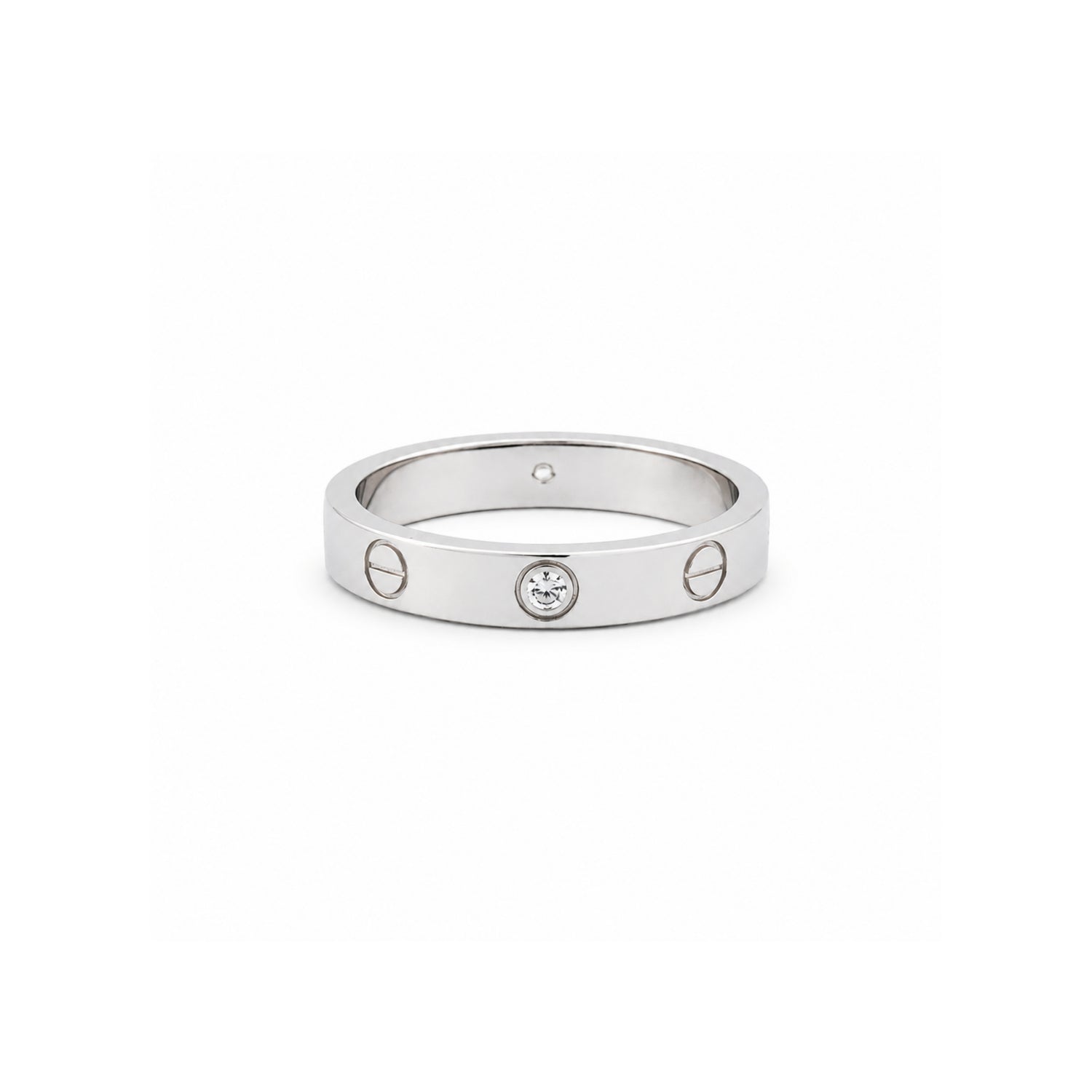 Aura Bond Screw Motif 925 Sterling Silver Ring