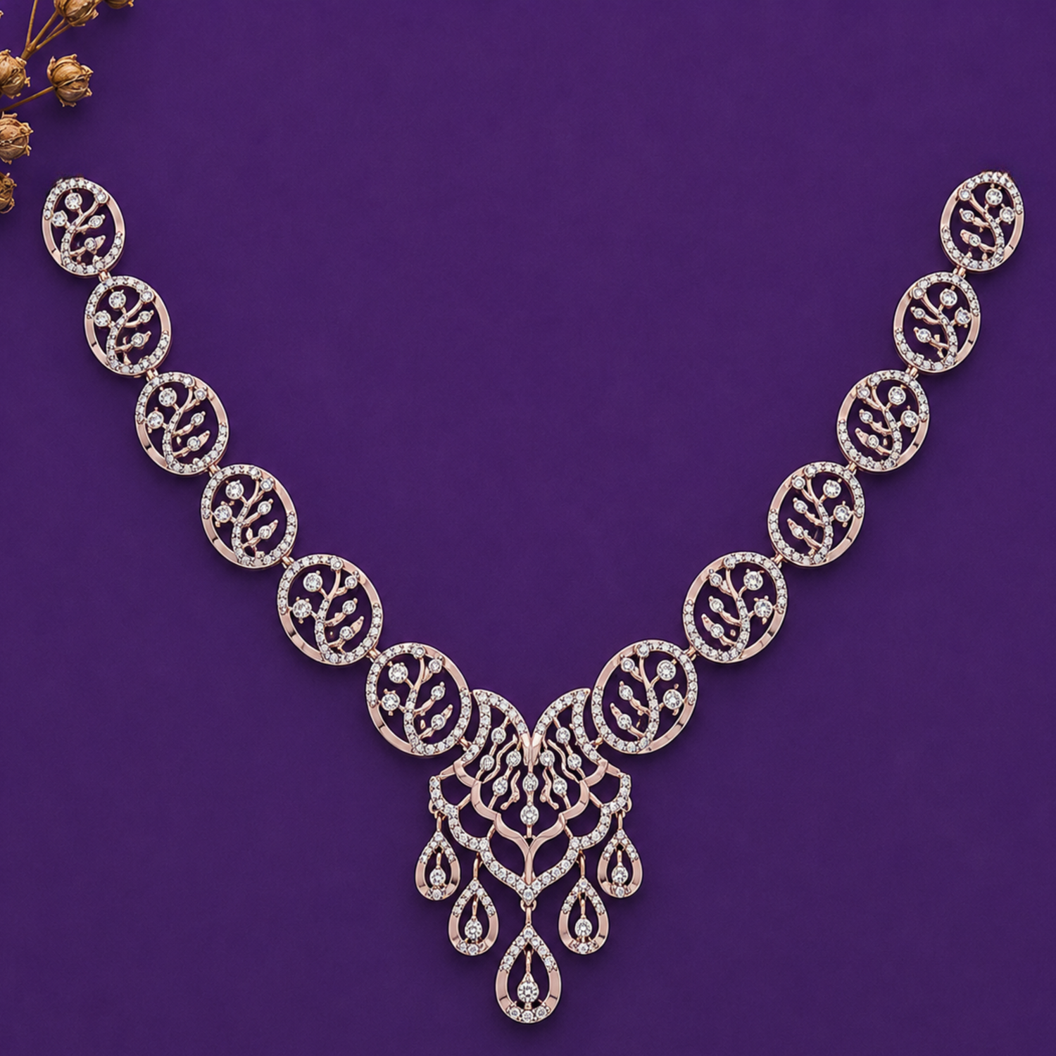 The Royal Filigree 925 Silver Necklace