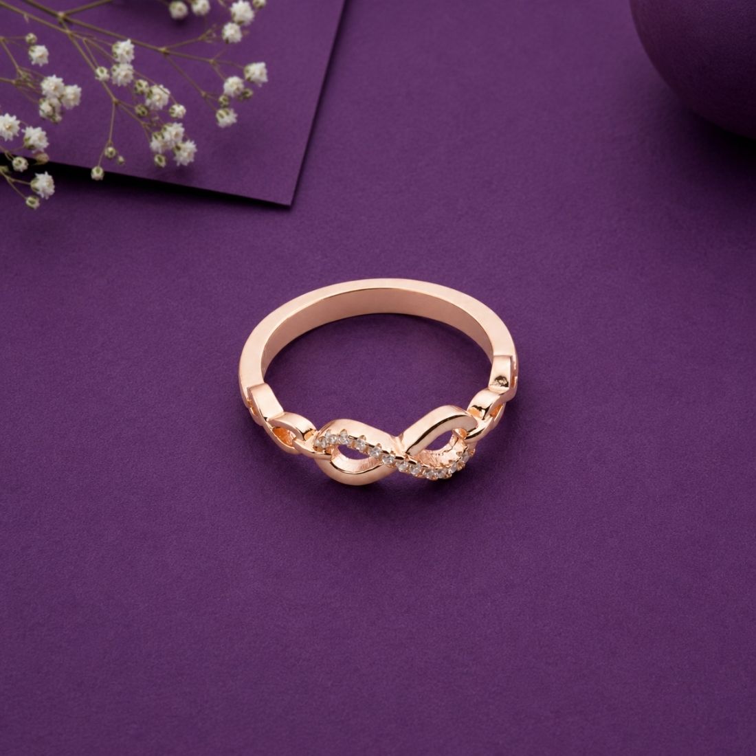 The Boundless Infinity Rose Gold Ring