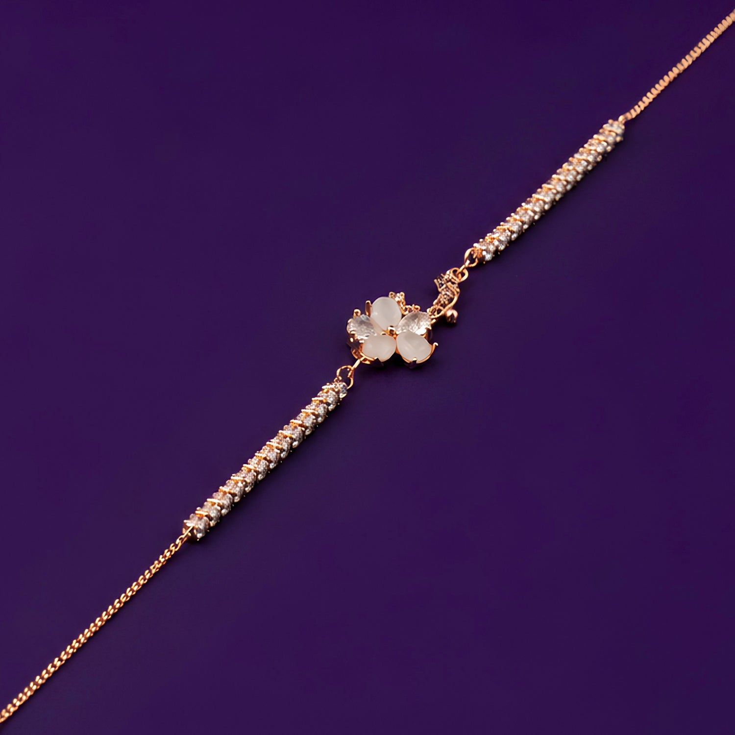 The Blossom Elegance Adjustable 925 Silver Bracelet