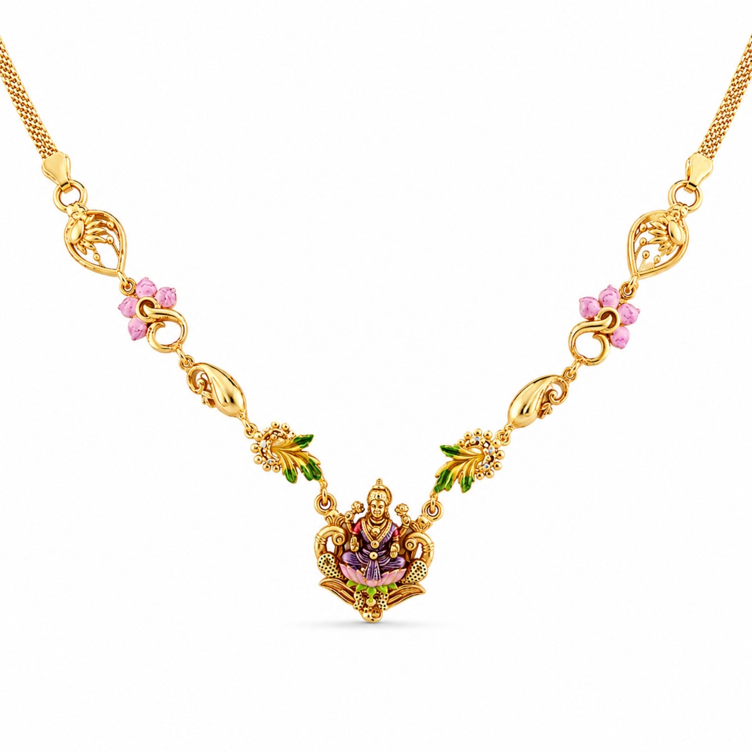 The Lakshmi Kamal Floral Choker