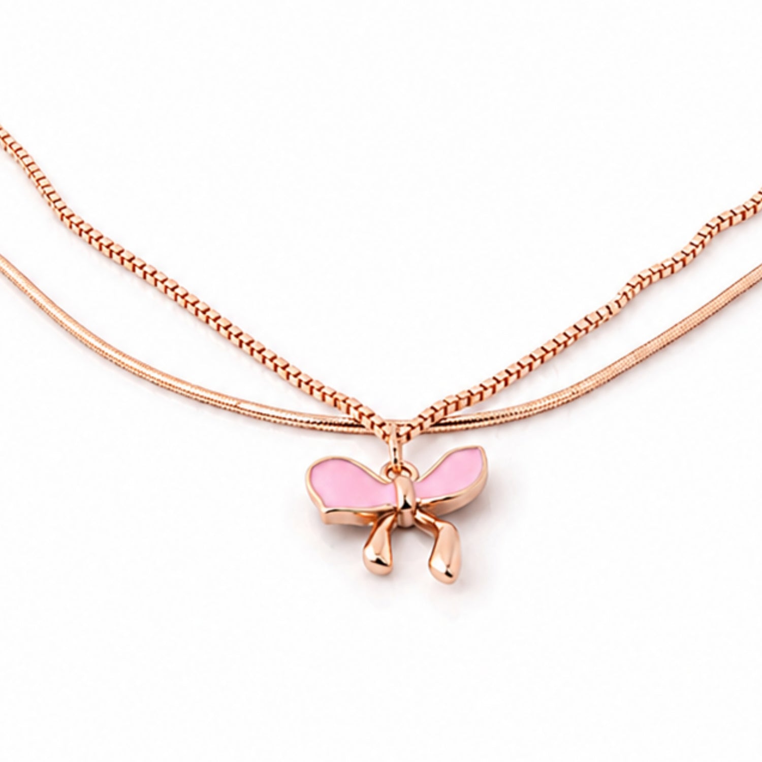 Enchanted Flutter Double-Layer Anklet