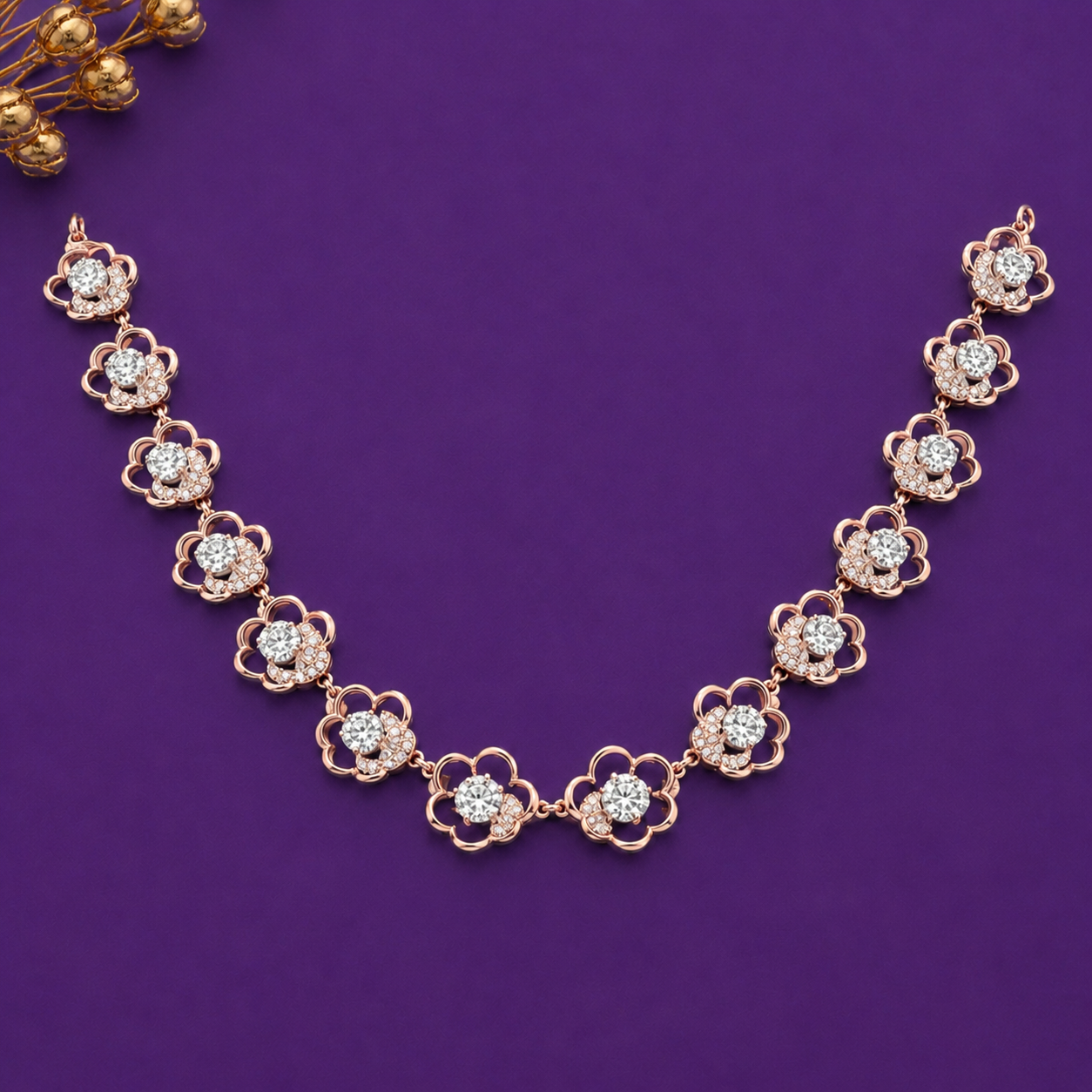 The Stella Rose 925 Silver Necklace