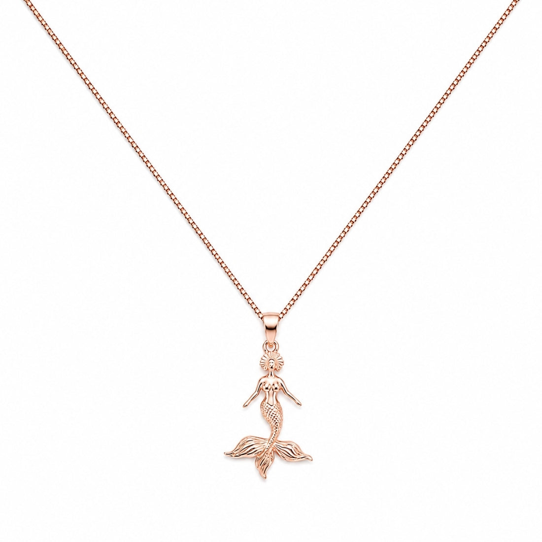 The Siren Grace Enchanted Mermaid Rose 925 Silver Chain