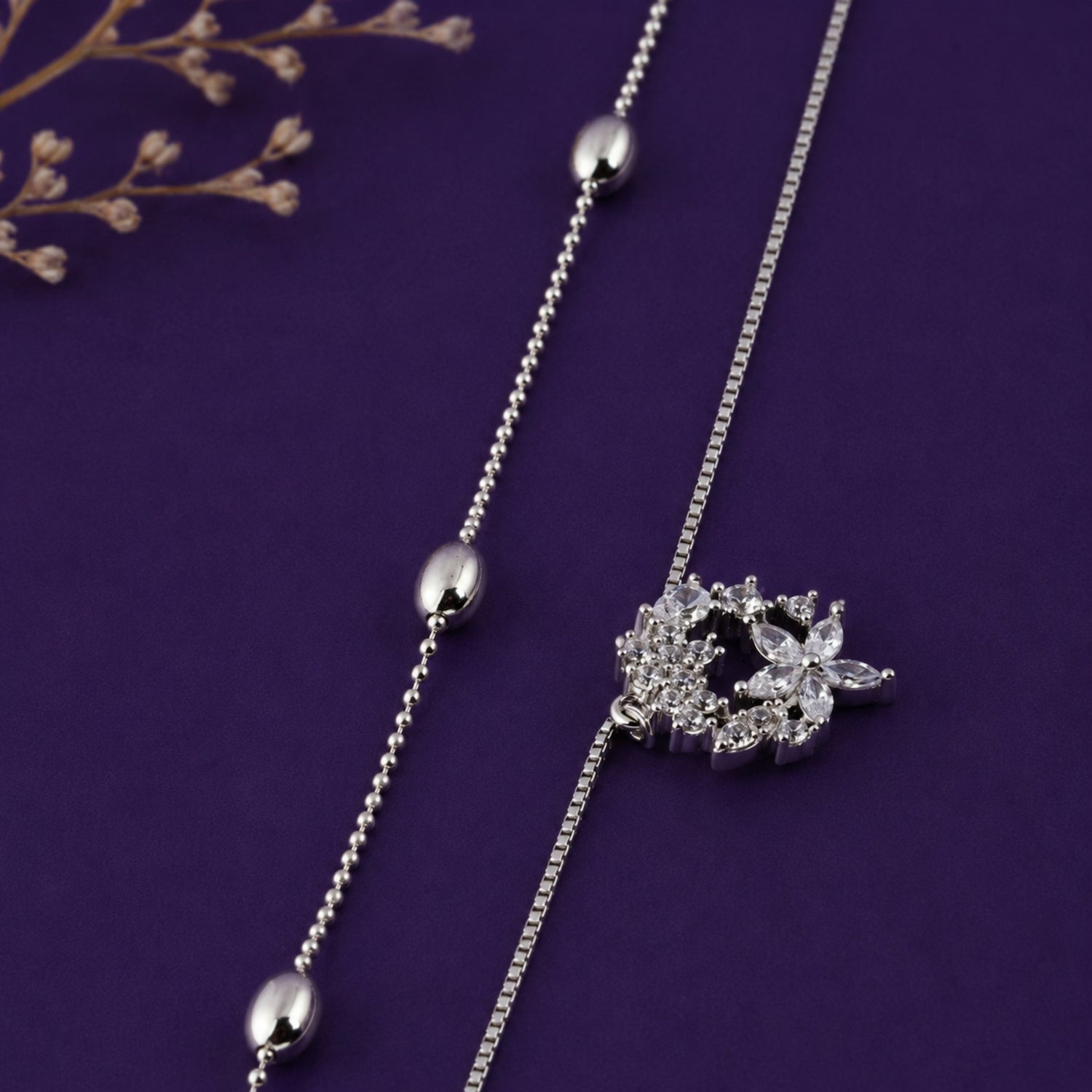 The Stardust Orbit Layered 925 Sterling Silver Bracelet