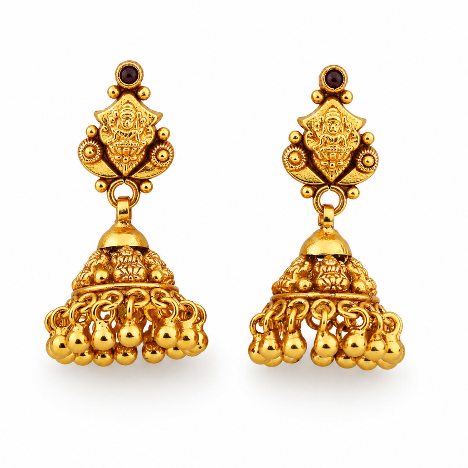The Lakshmi Nakshi Heritage Jhumka – 925 Sterling Silver