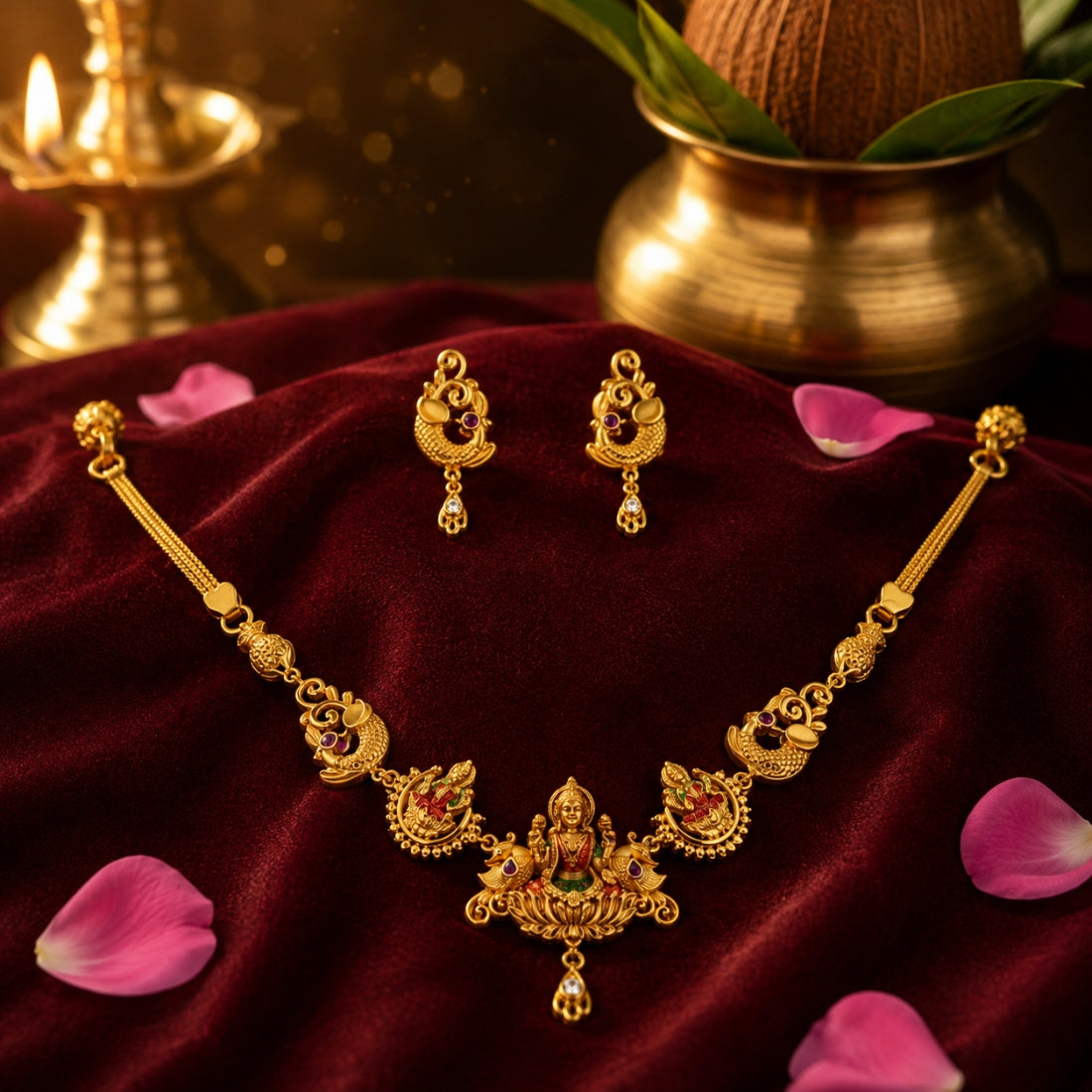 The Divyam Trimurti Lakshmi Temple Set