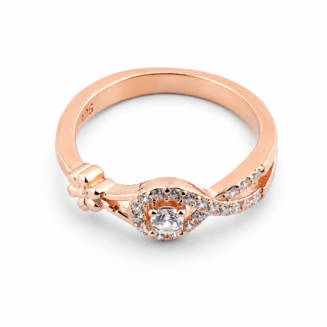The Aurora Blossom Rose Gold Ring