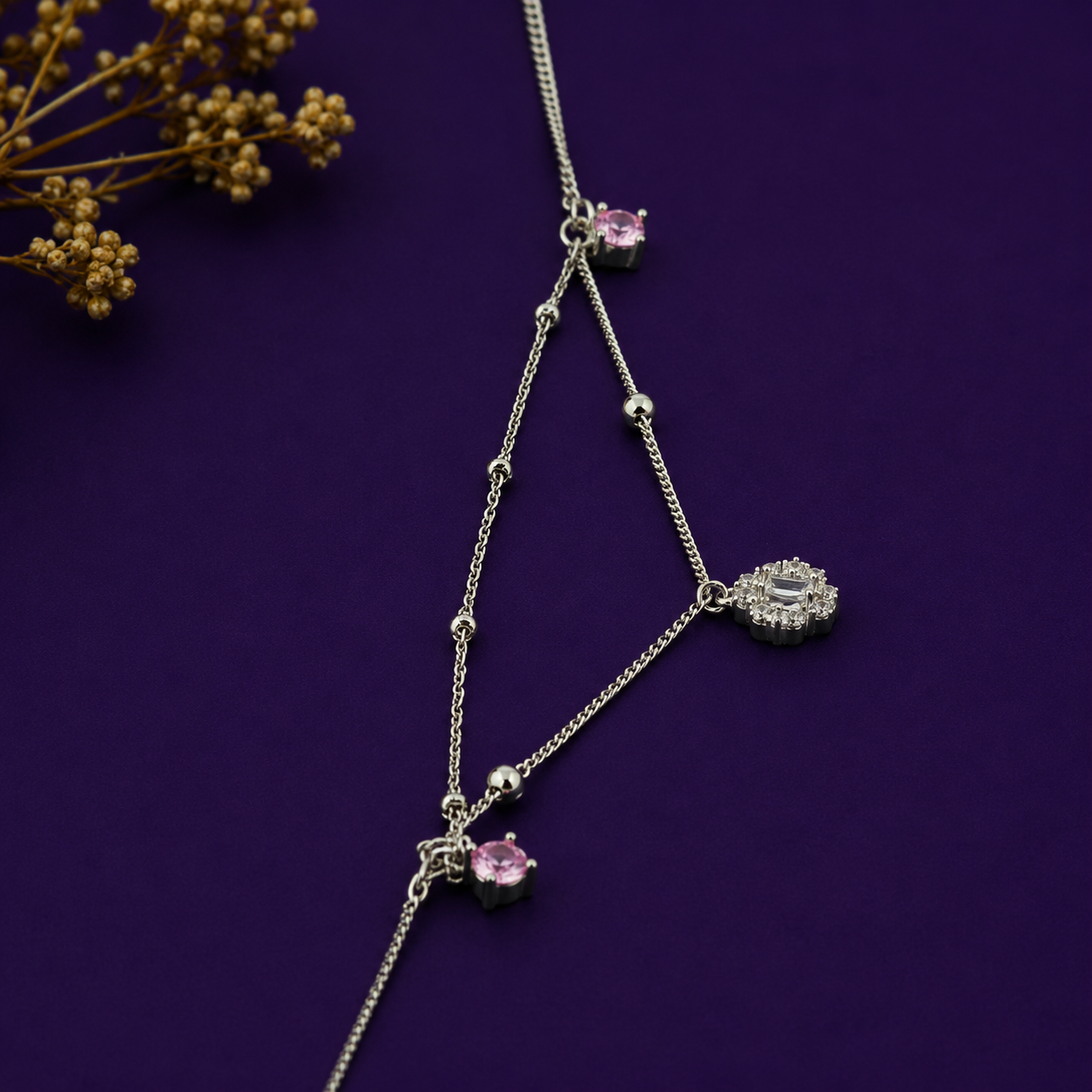 The Trinity Cascade 925 Silver Bracelet