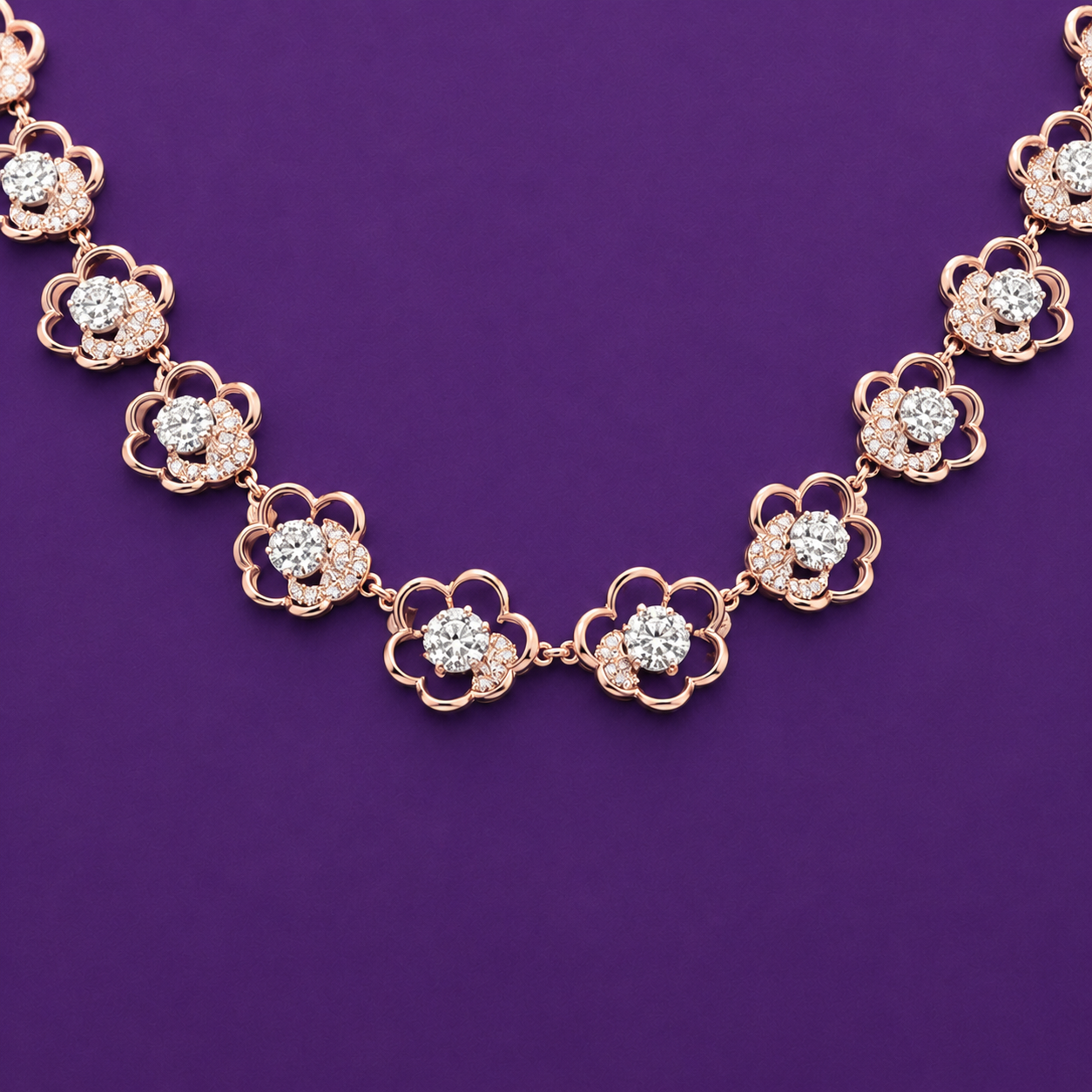 The Stella Rose 925 Silver Necklace
