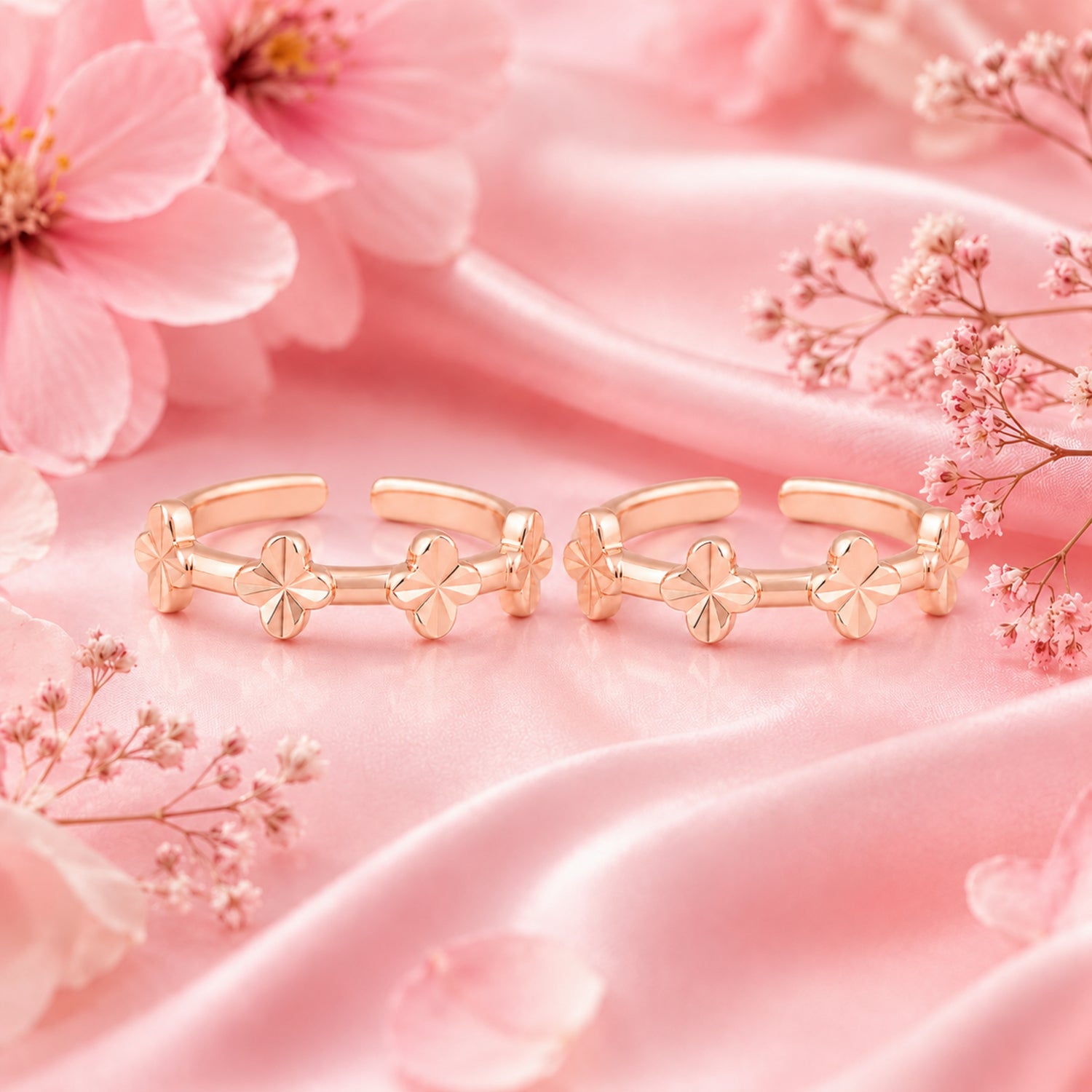 Blossom Charm Toe Ring