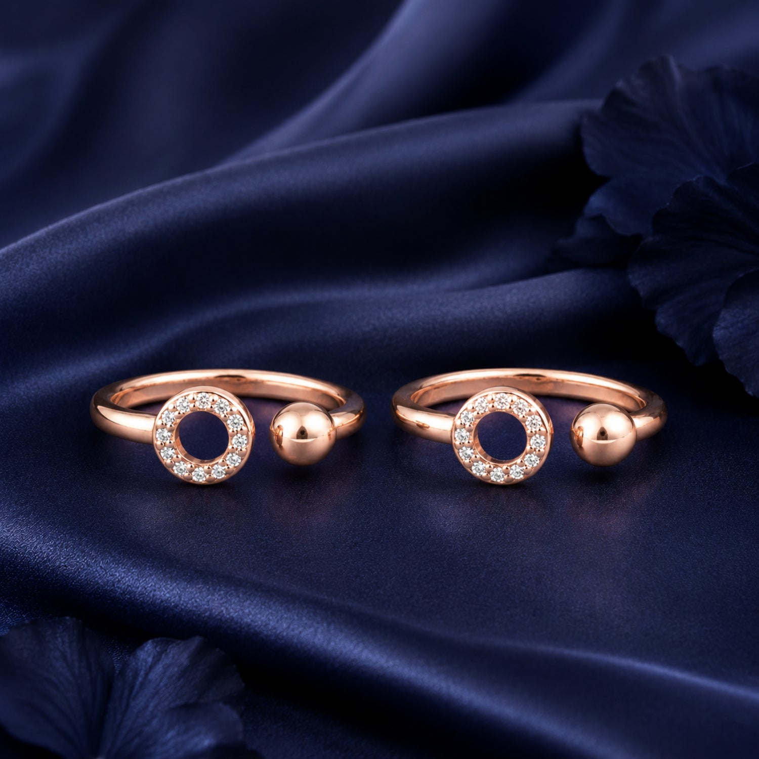 Cosmic Circle Adjustable Toe Rings