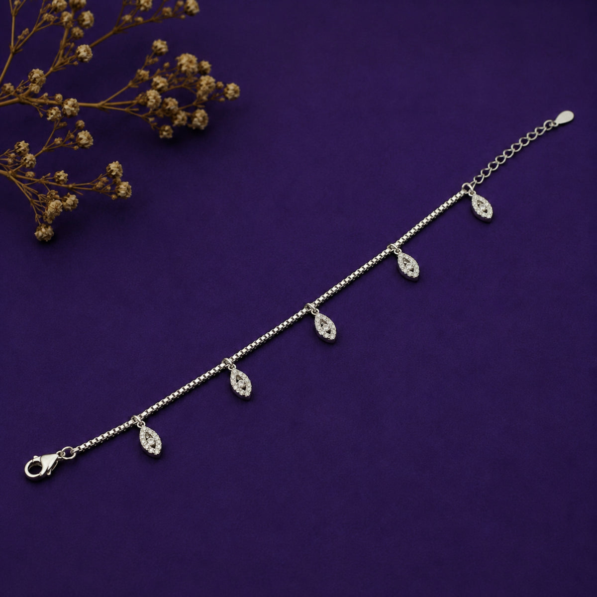 The Celestial Marquise Drop Bracelet