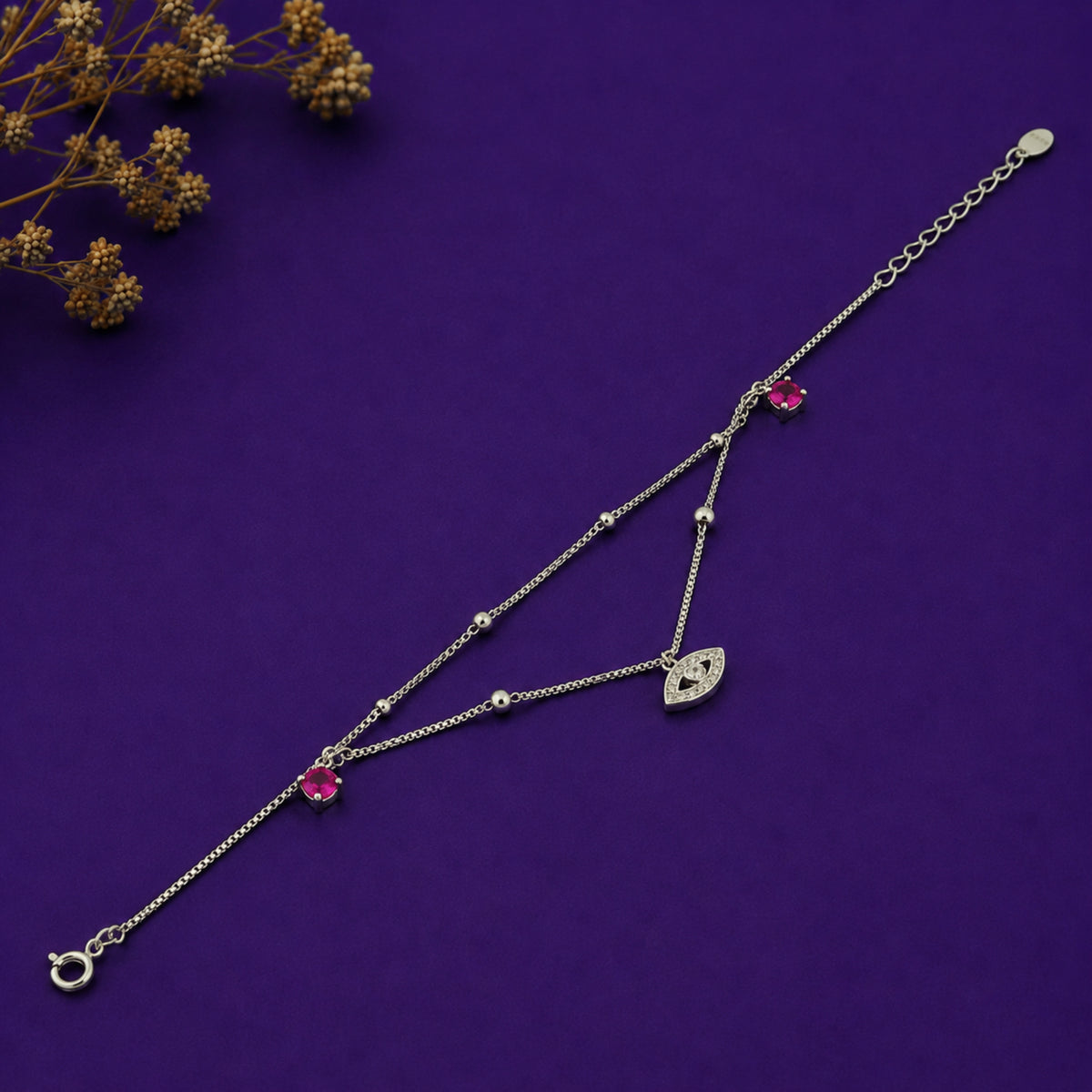 The Mystic Protection Layered Silver Bracelet