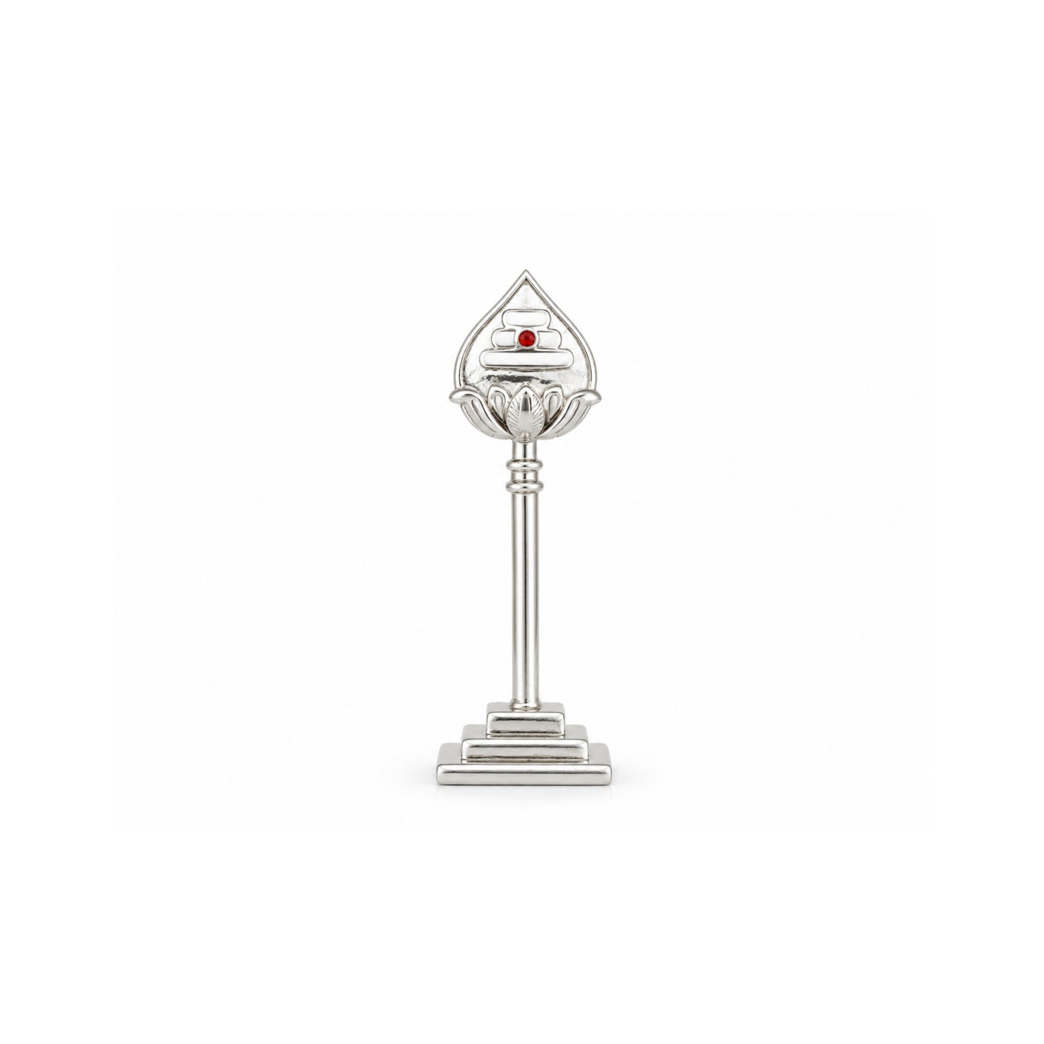 925 Pure Silver Lord Murugan Vel Stand.