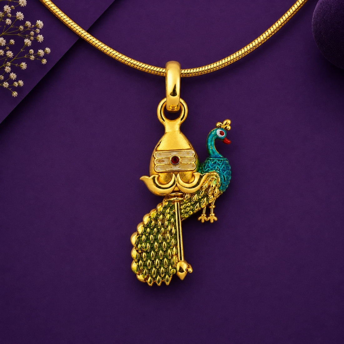 The Sacred Vel Mayil Protection Pendant
