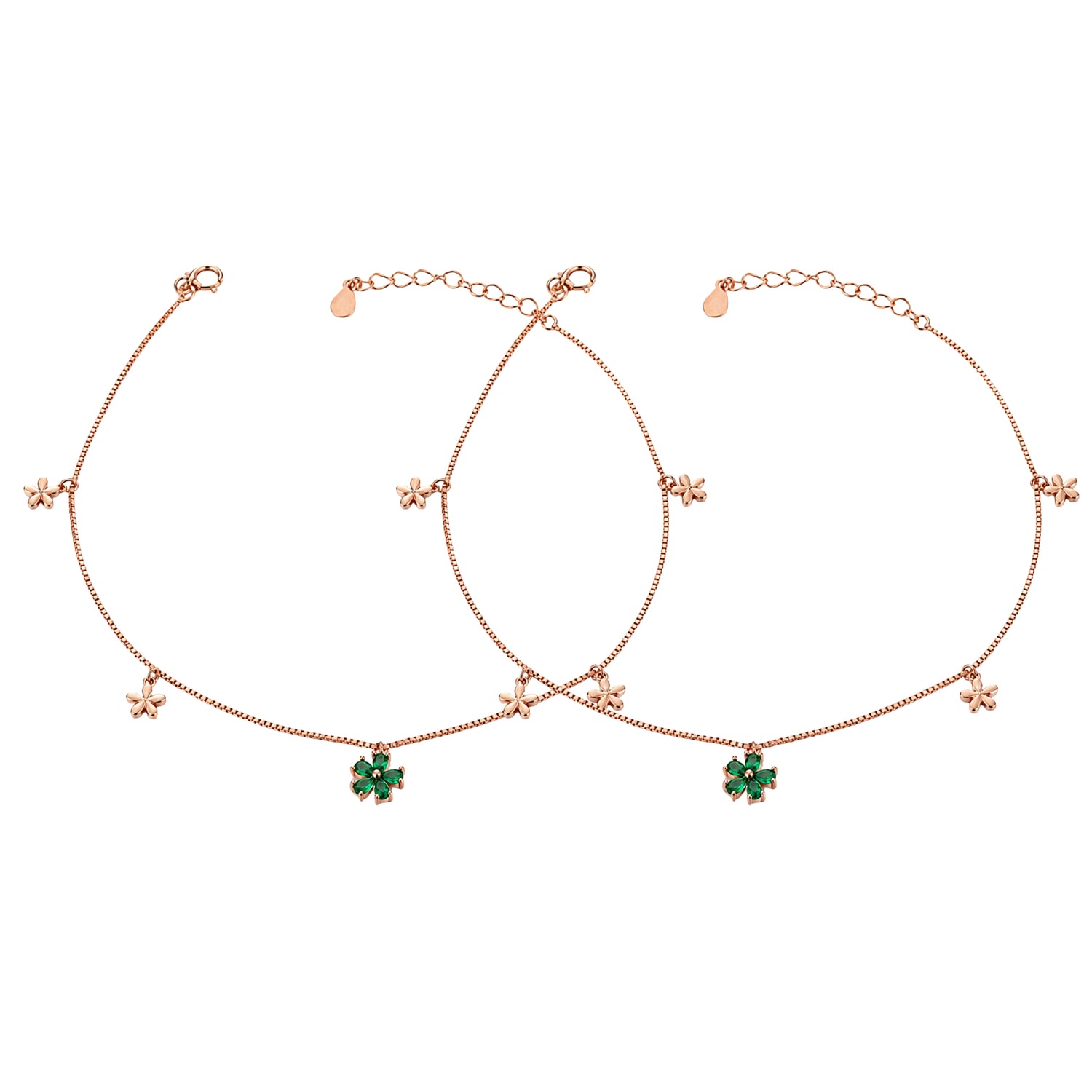 Shamrock Wish Celestial Anklet