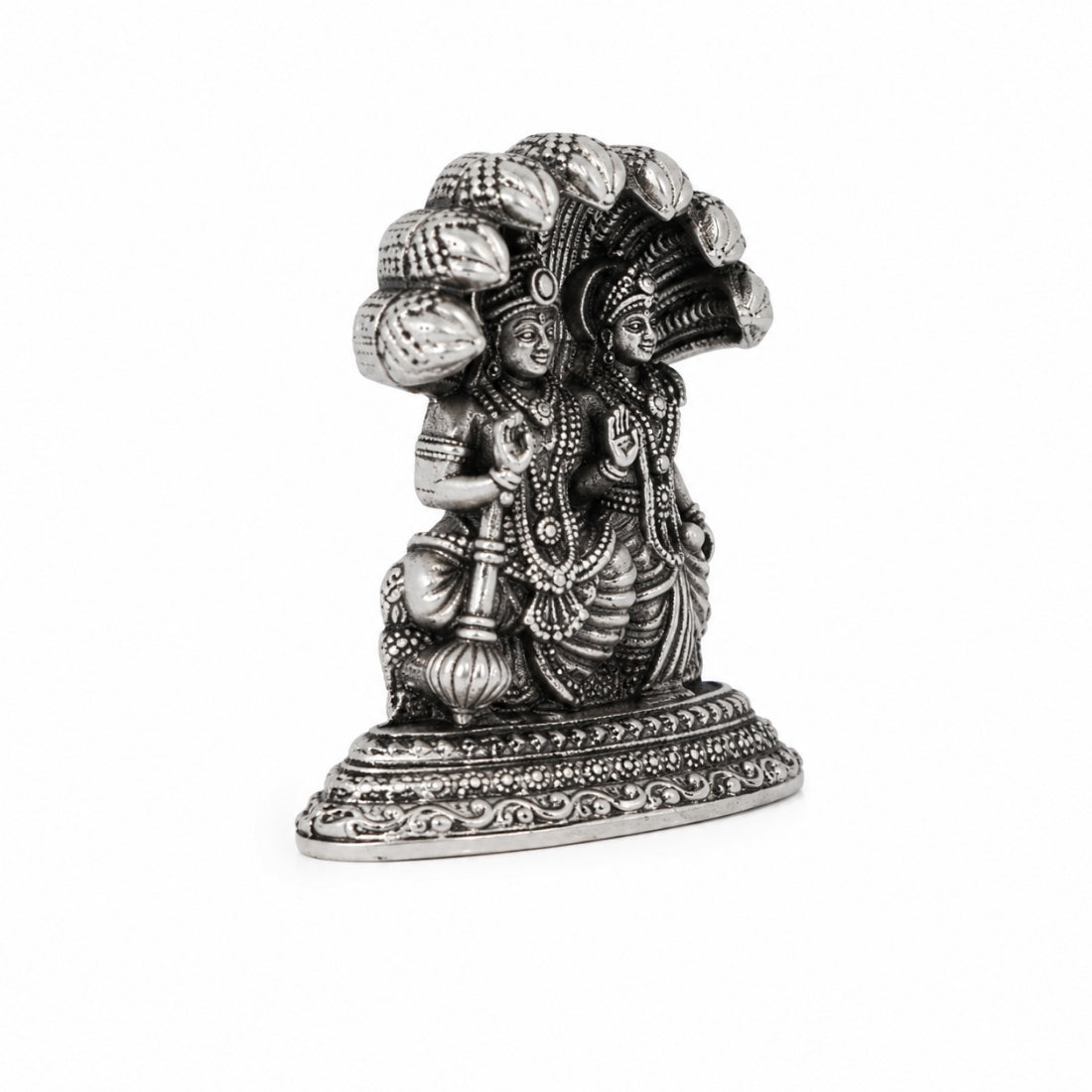 The Lakshmi Narayana Sheshashraya 925 Silver Idol