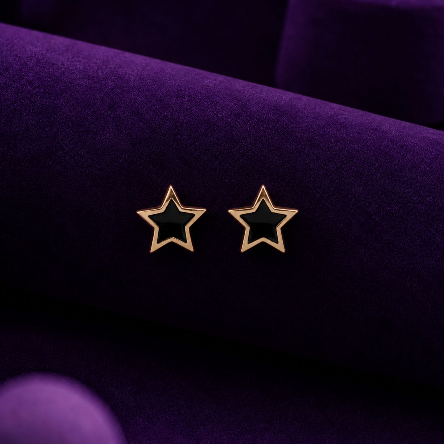 The Midnight Celestial Star 925 silver Studs