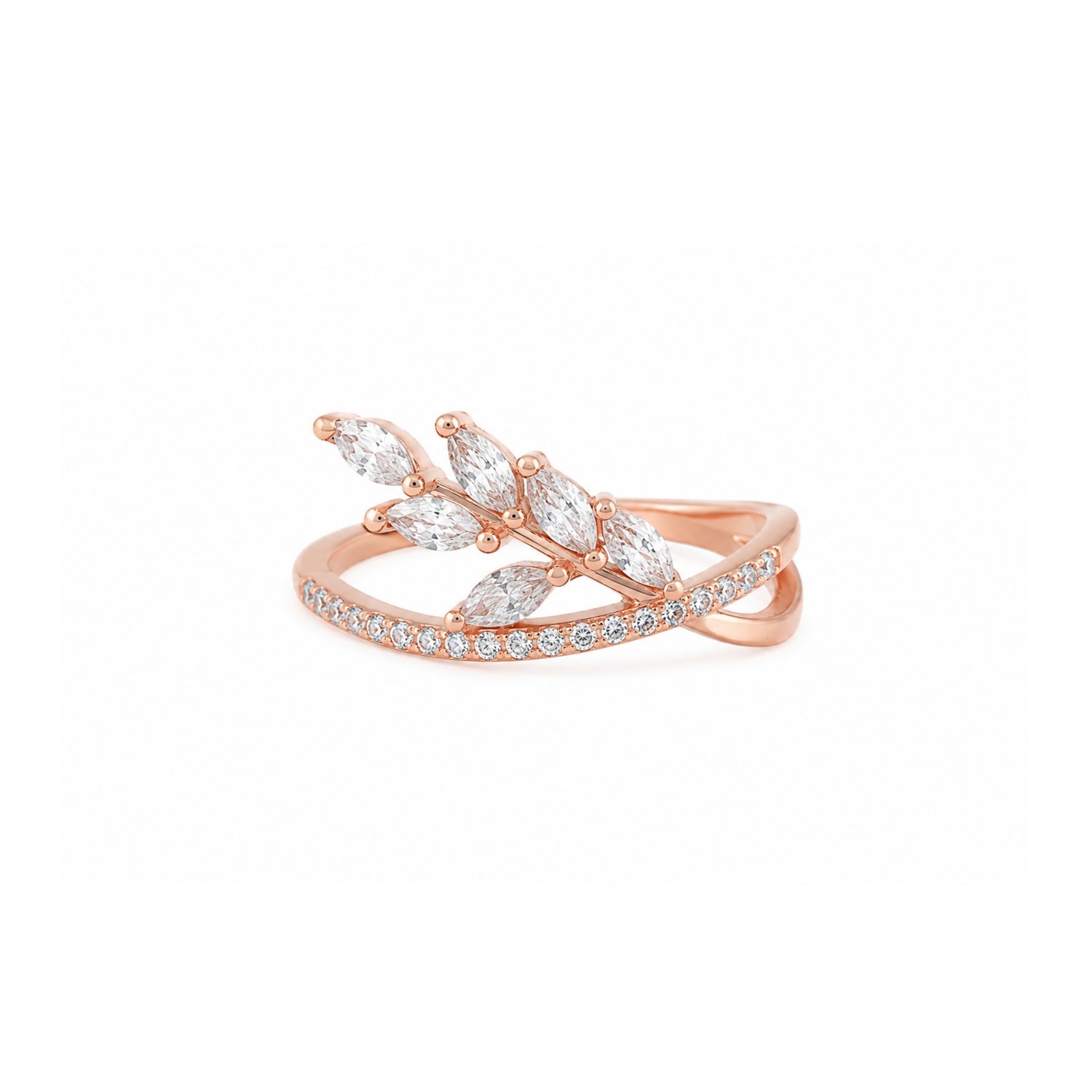 Celestial Leaf Silver Ring