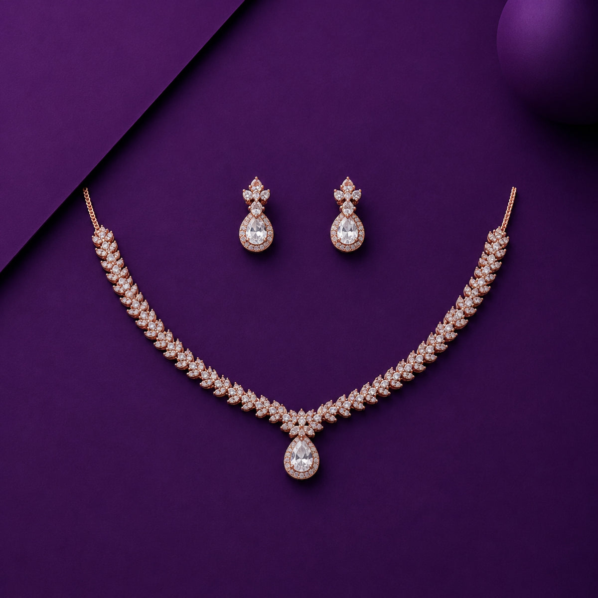 Elysian Crystal Garland Choker Set