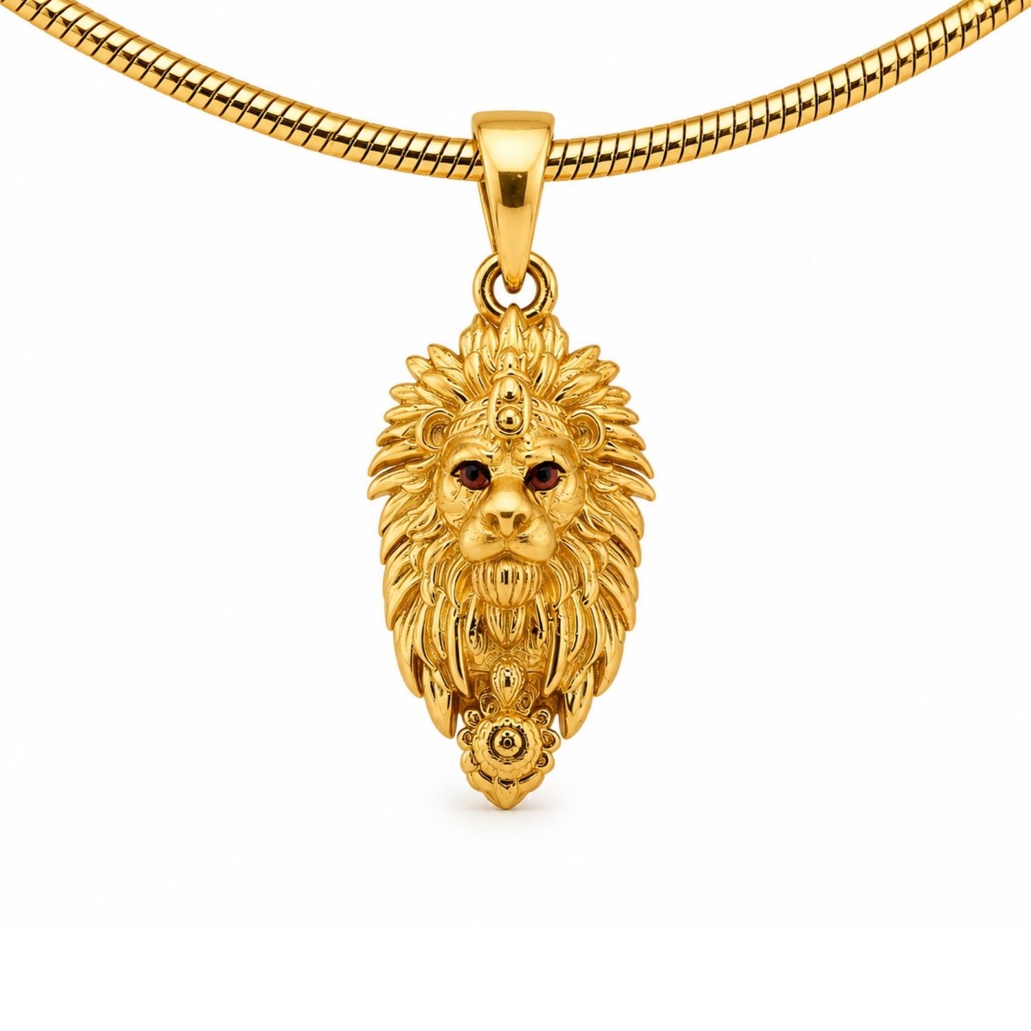 The Simha Aura Gold-Plated 925 Sterling Silver Pendant