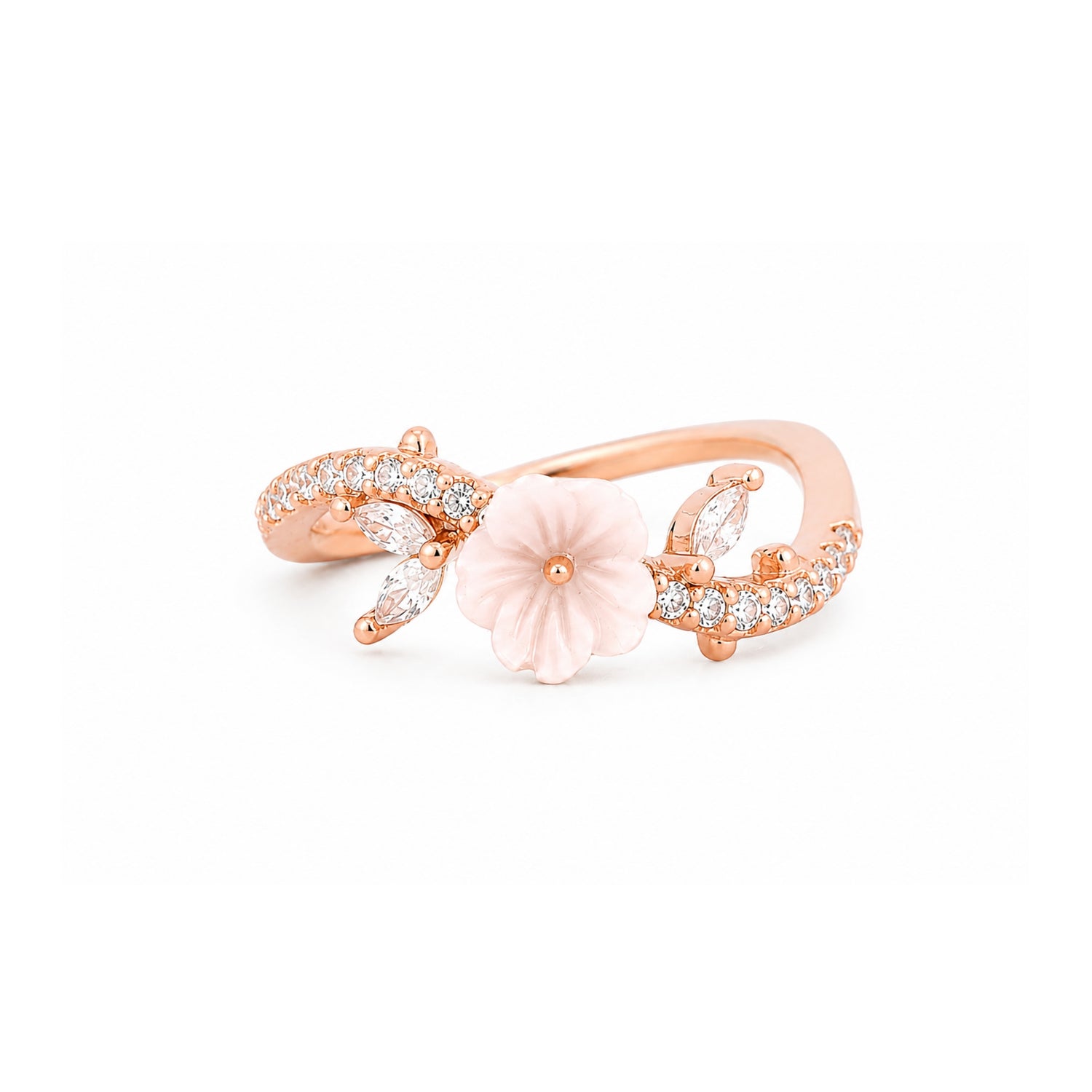 Sakura Blossom 925 Silver Garden Ring