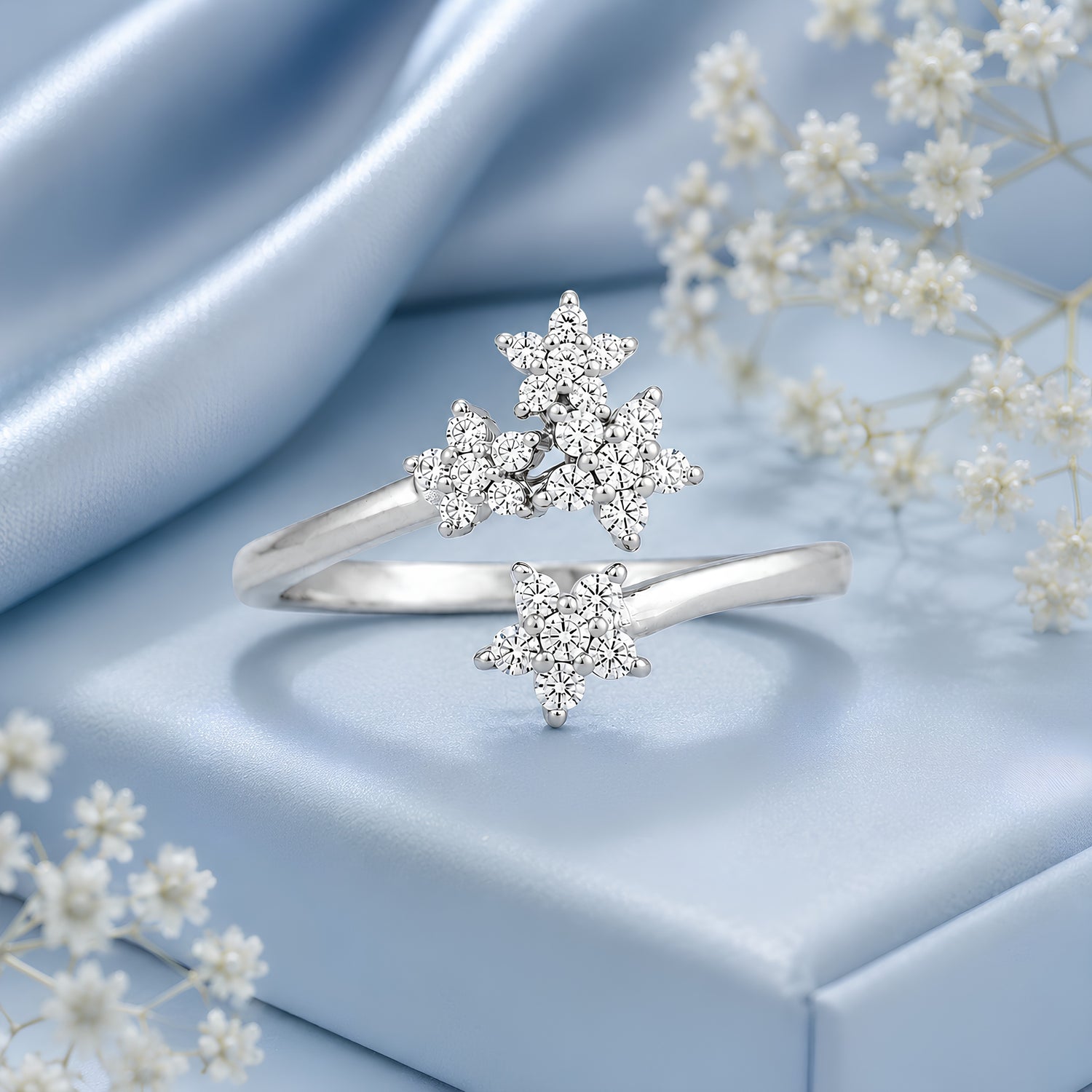Stella 925 Constellation Bypass Ring
