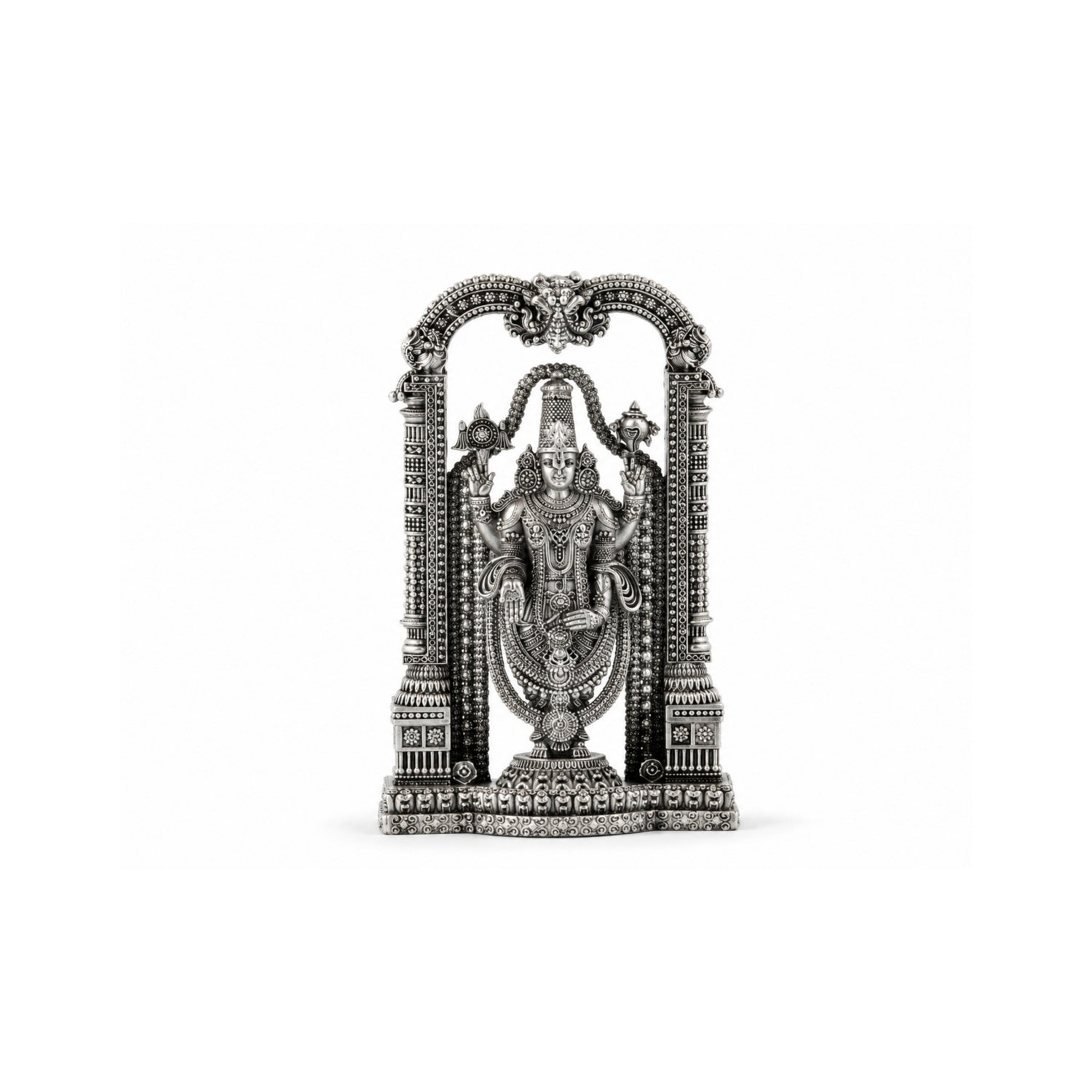 Premium 925 Pure Silver Lord Venkateswara (Balaji) Idol.