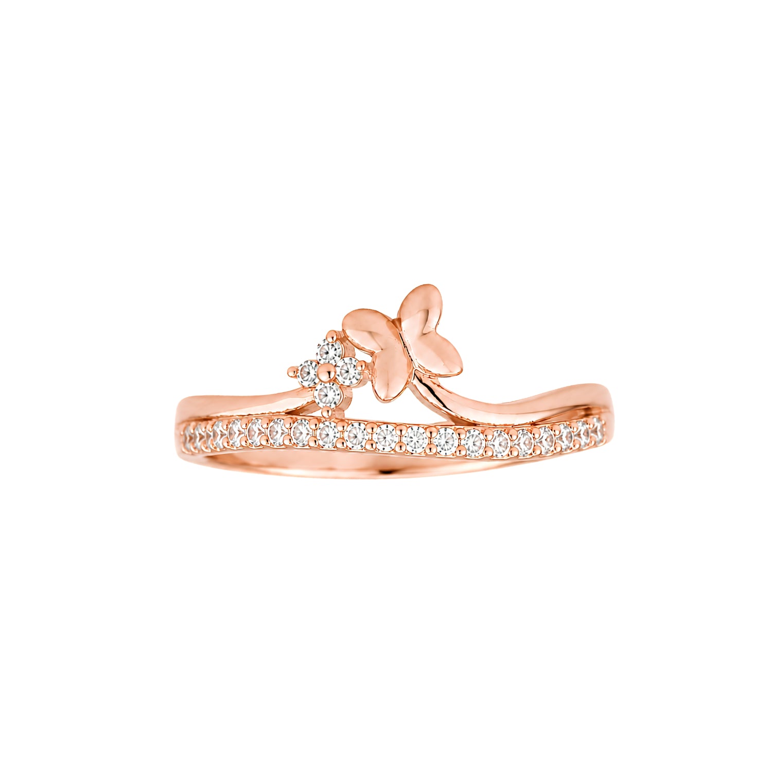 Mariposa Garden 925 Silver Tiara Ring