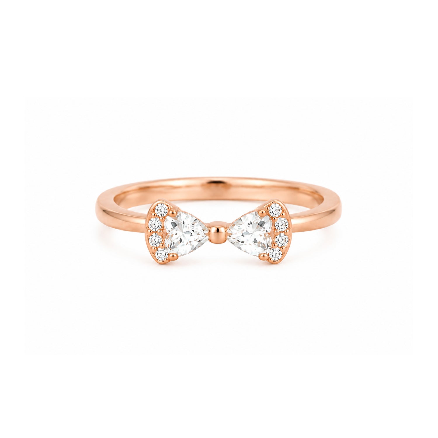 Belle 925 Silver Bow Knot Ring