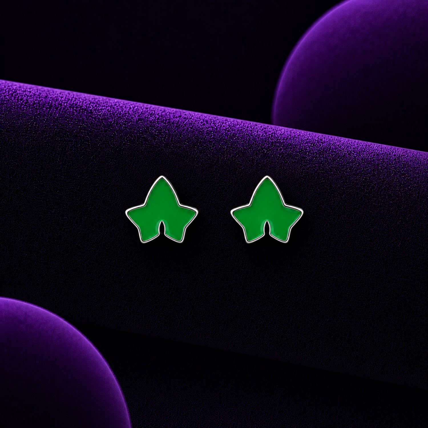 Little Ivy Leaf 925 Silver Kids Studs