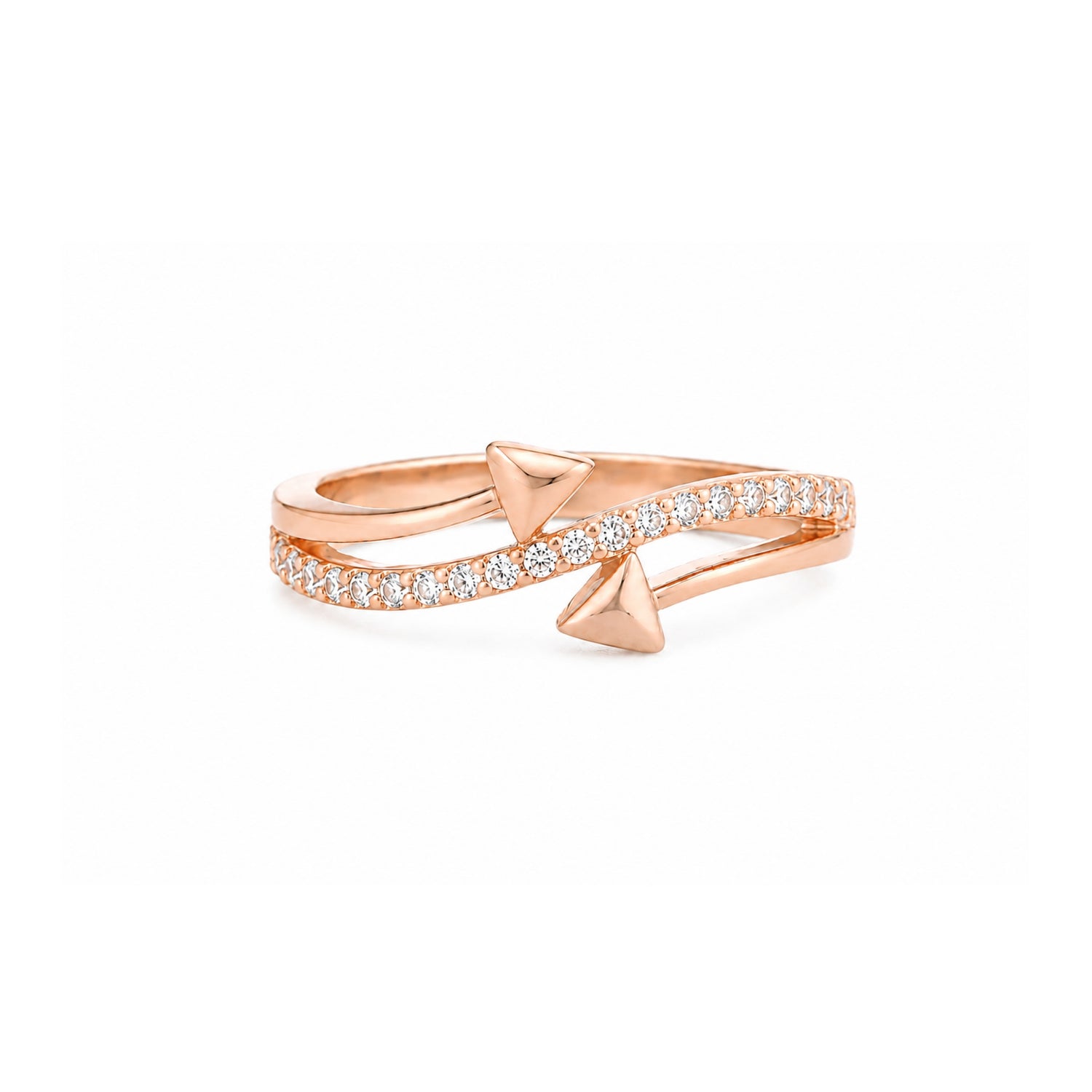 Aero 925 Geometric Crossover Ring