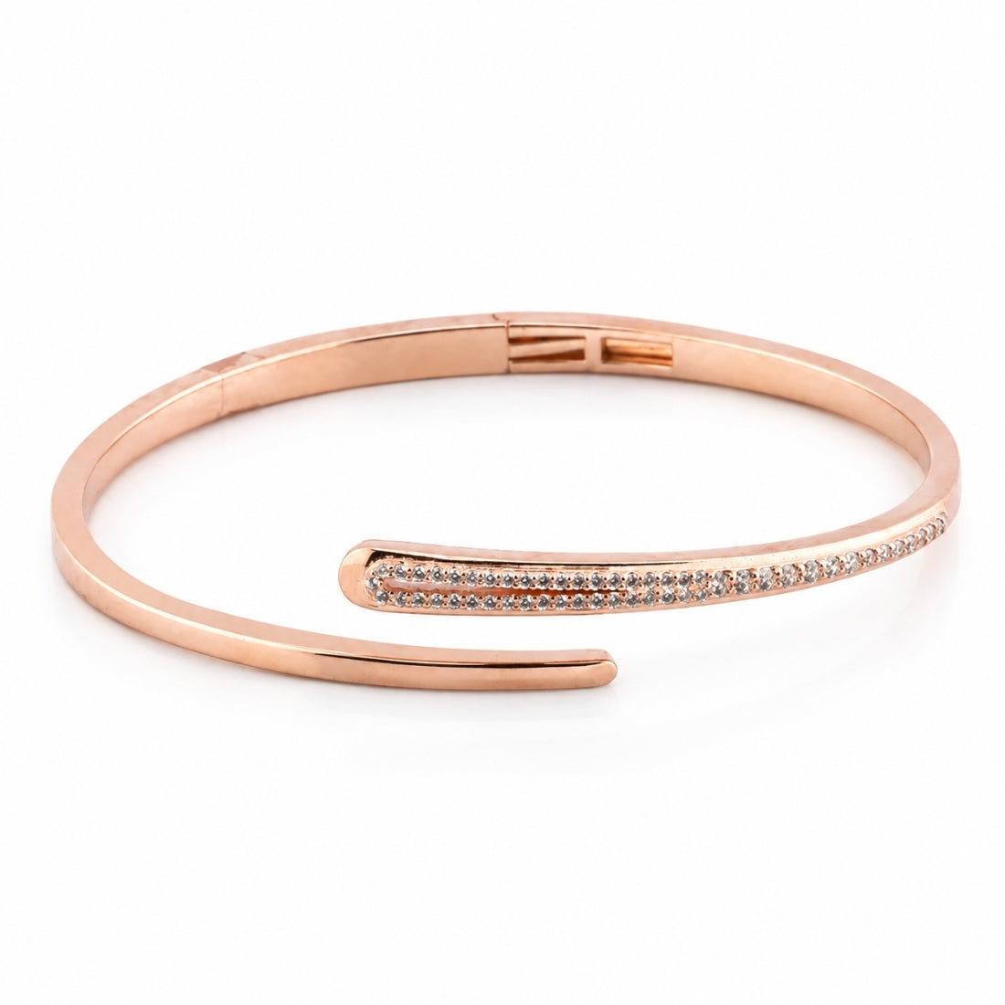 Eclipse Infinity Rose Gold Bypass Kada