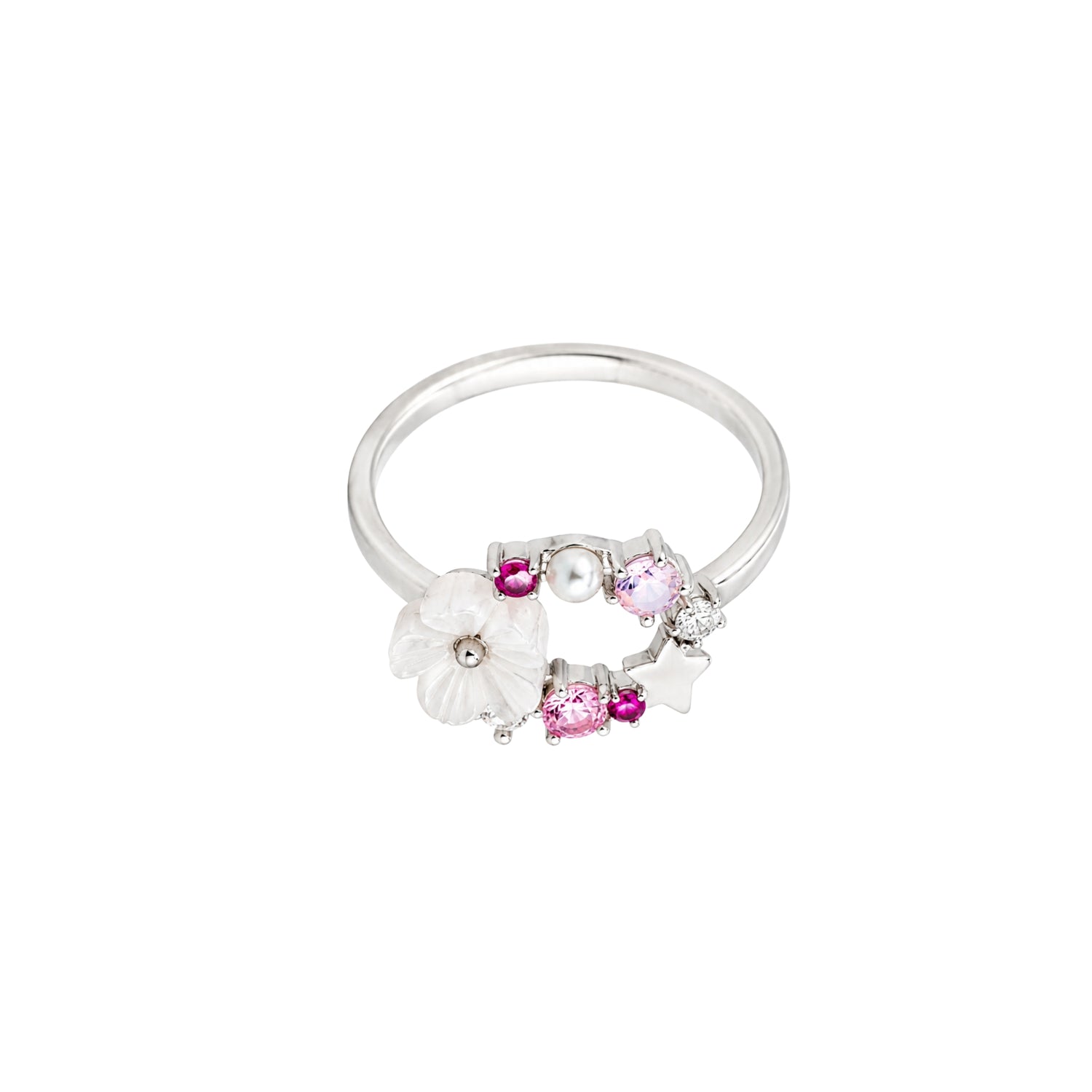 Flora & Star Cluster Ring