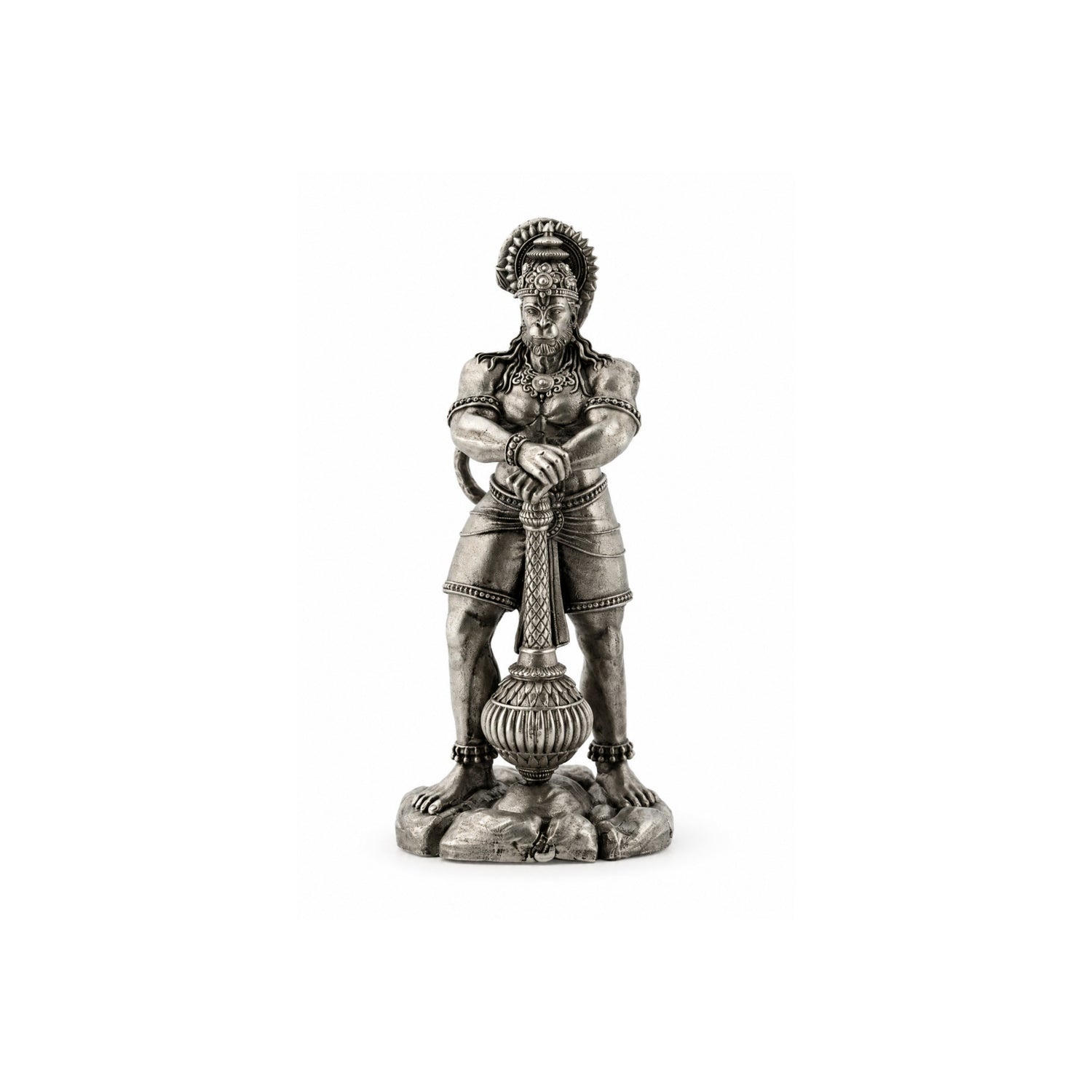 Premium 925 Pure Silver Lord Hanuman Idol.