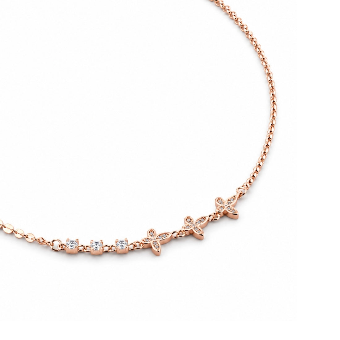 Gilded Mariposa Rose Gold Butterfly Station Payal