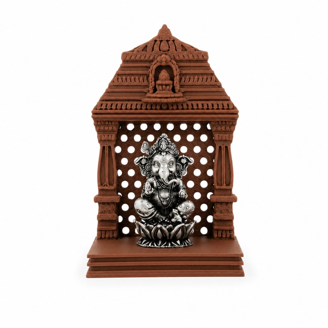 The Siddhivinayak Mandir 925 Silver Idol