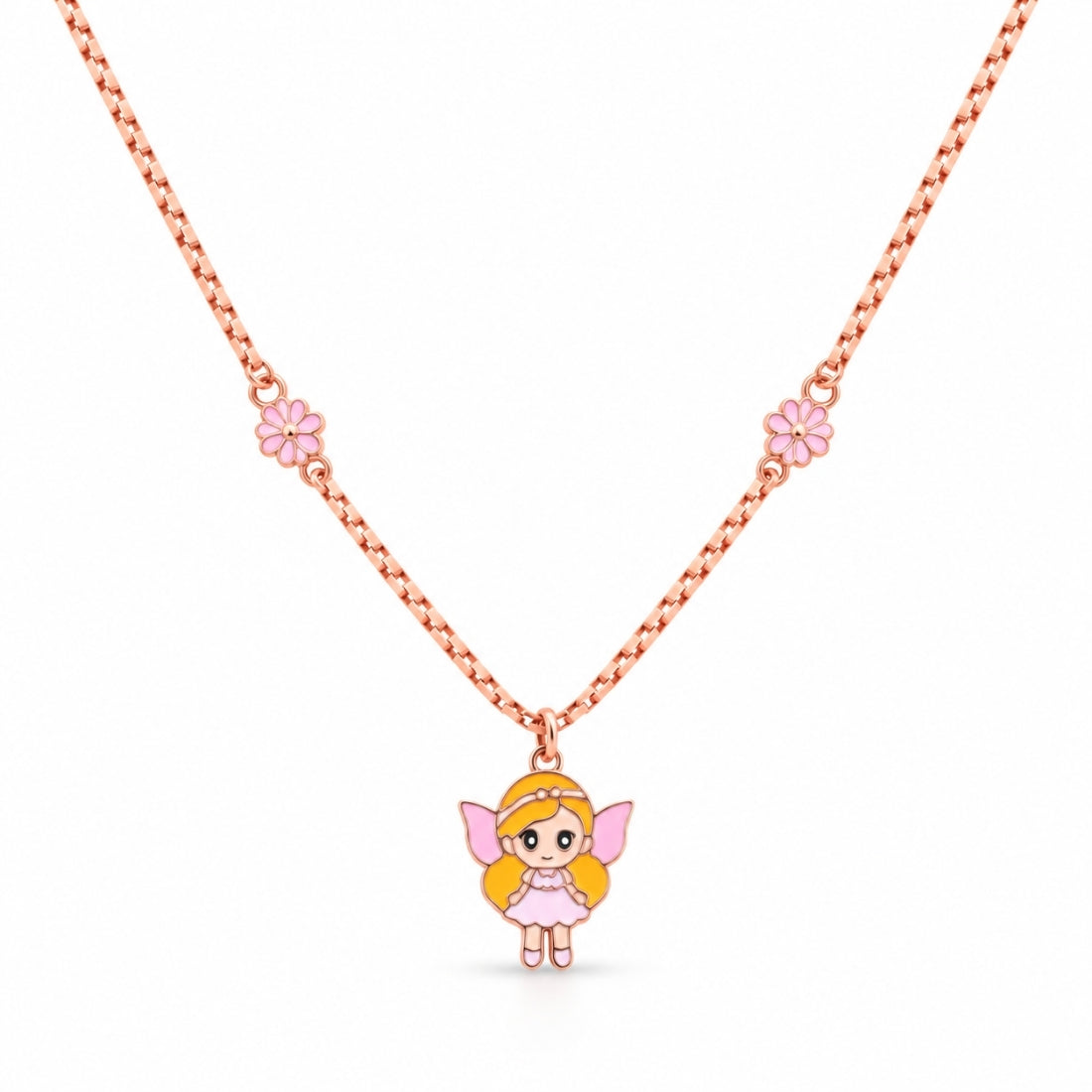 The Blossom Pixie 925 Silver Rose Gold Chain