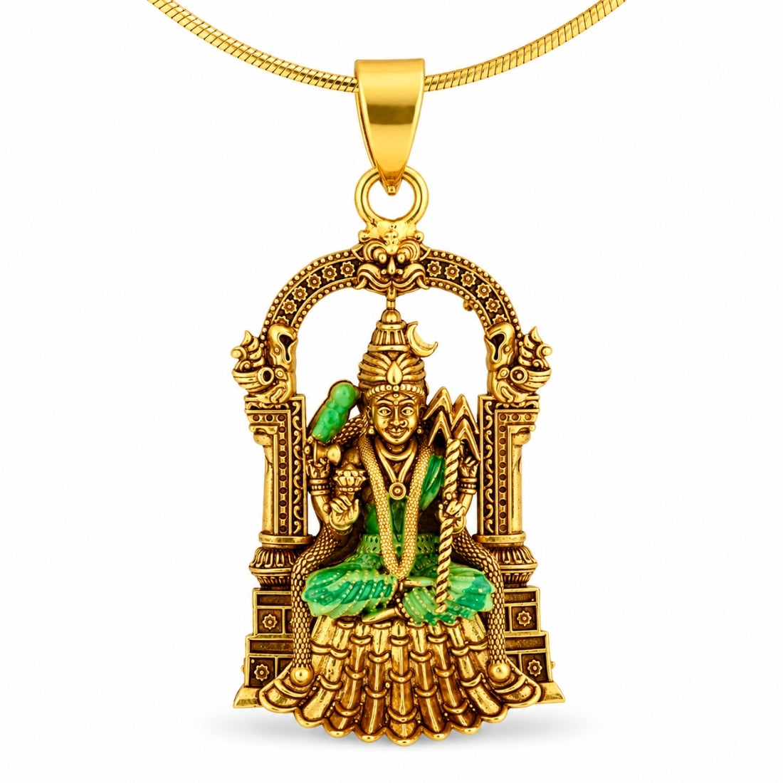 The Madurai Meenakshi Temple Prabhavali Pendant