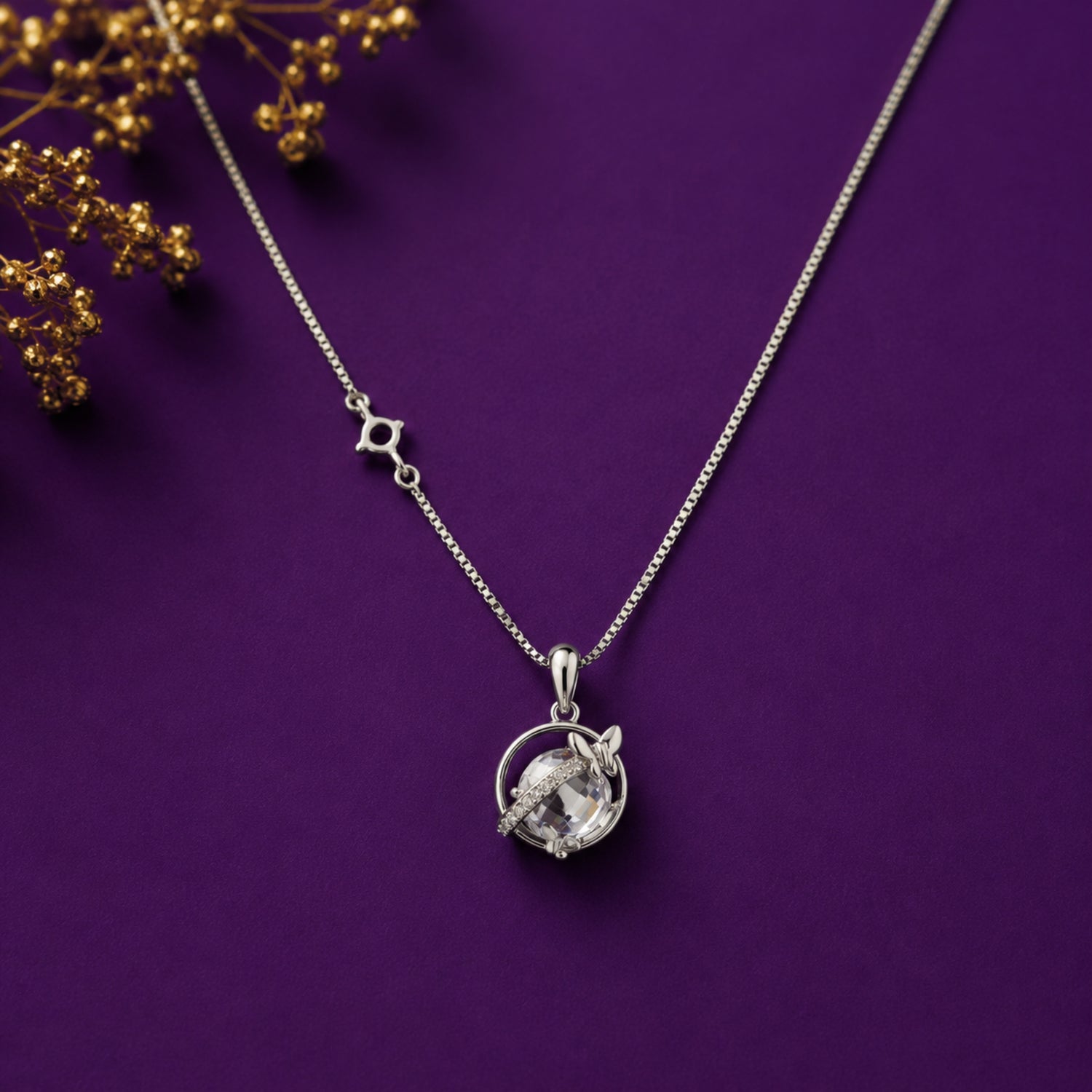 Stardust Planet 925 Silver Chain