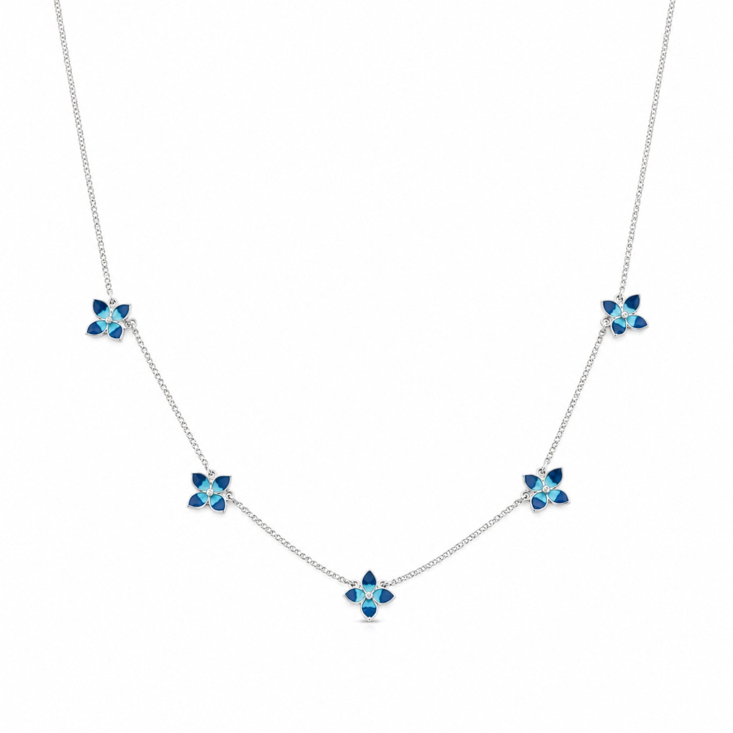 Enchanted Blossom 925 Sterling Silver Chain